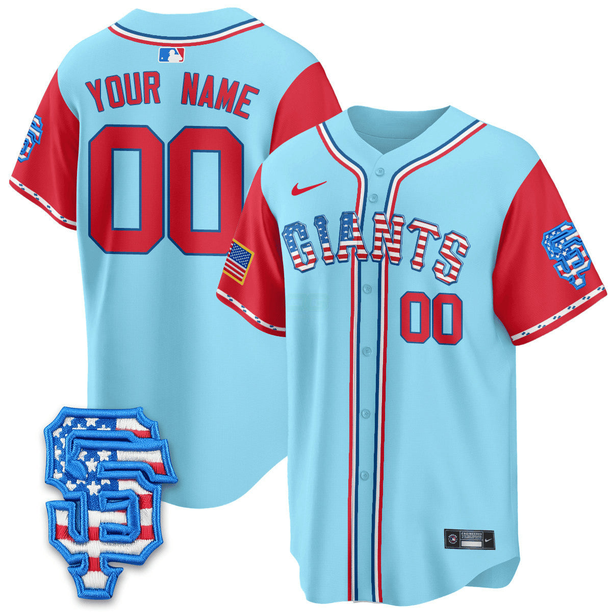 Camisa MLB San Francisco 2025 Fourth of July Vapor Premier Limited Jersey