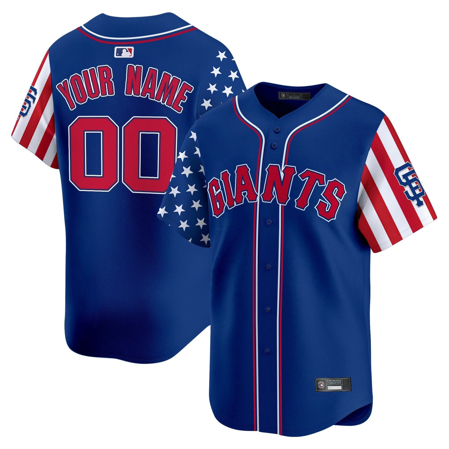Camisa MLB San Francisco 2025 Independence Day Vapor Premier Limited Jersey