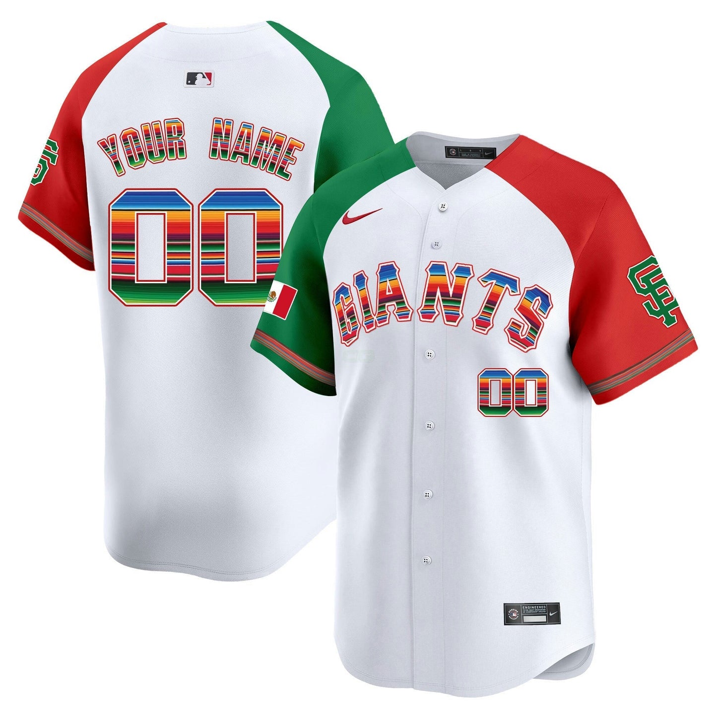Camisa MLB San Francisco Mexico Vapor Premier Limited Jersey