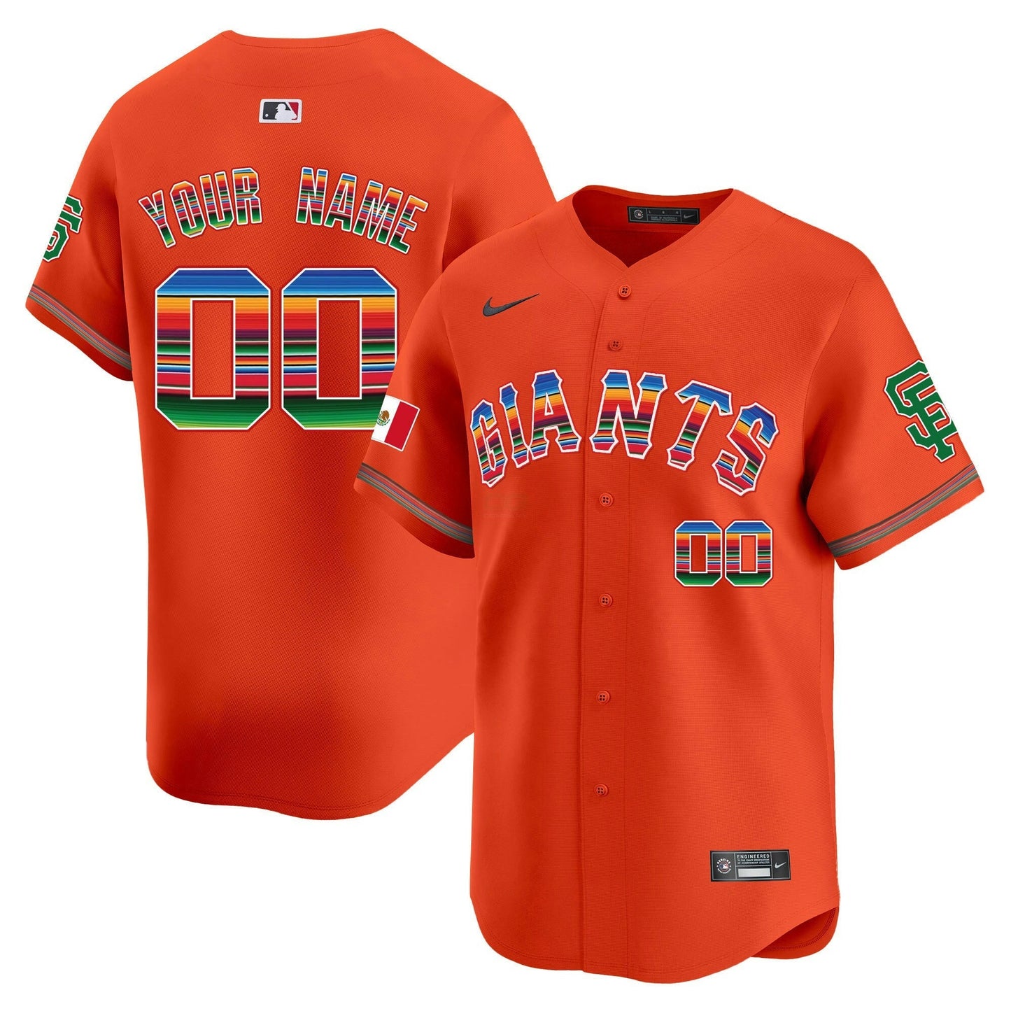 Camisa MLB San Francisco Mexico Vapor Premier Limited Jersey