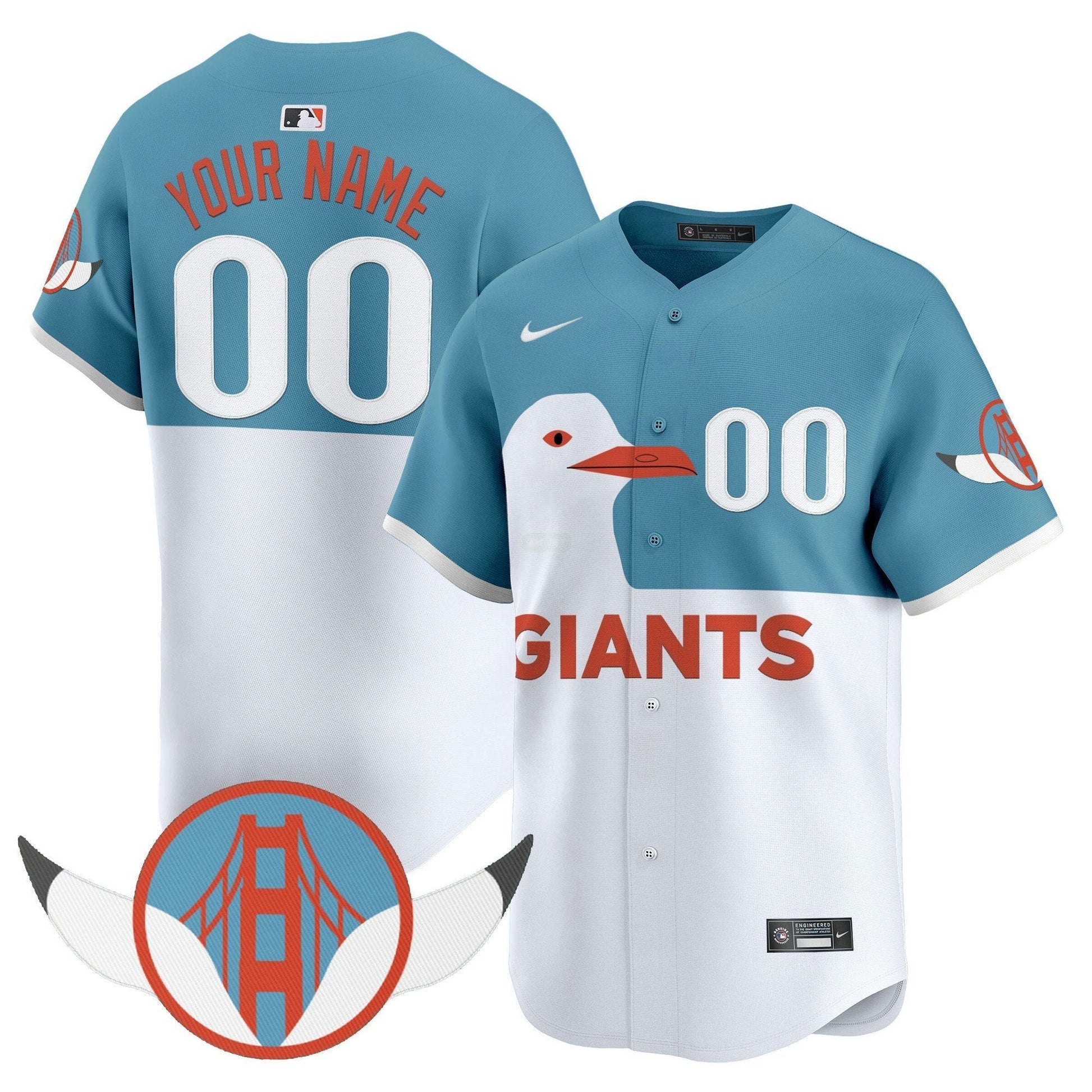 Camisa MLB San Francisco Seagull 2025 Vapor Premier Limited Jersey – Stitched - Custom