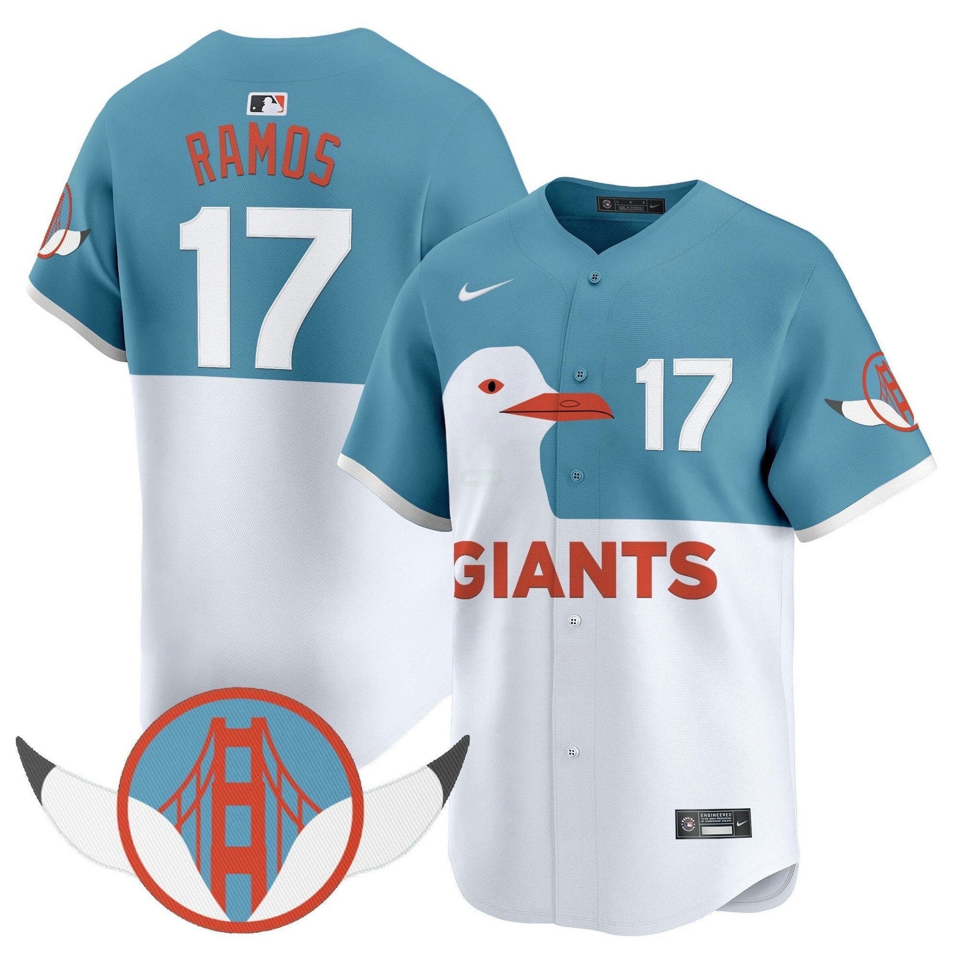 Camisa MLB San Francisco Seagull 2025 Vapor Premier Limited Jersey – Stitched