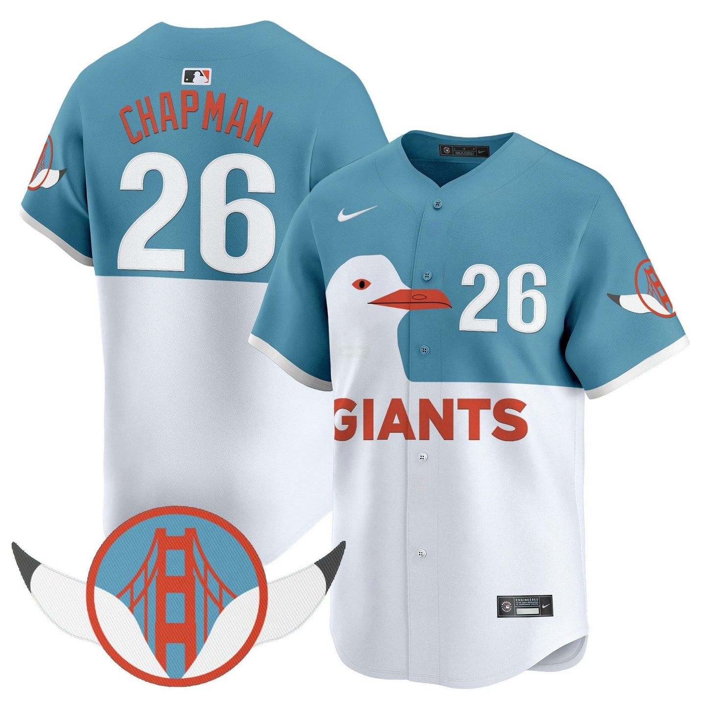 Camisa MLB San Francisco Seagull 2025 Vapor Premier Limited Jersey – Stitched