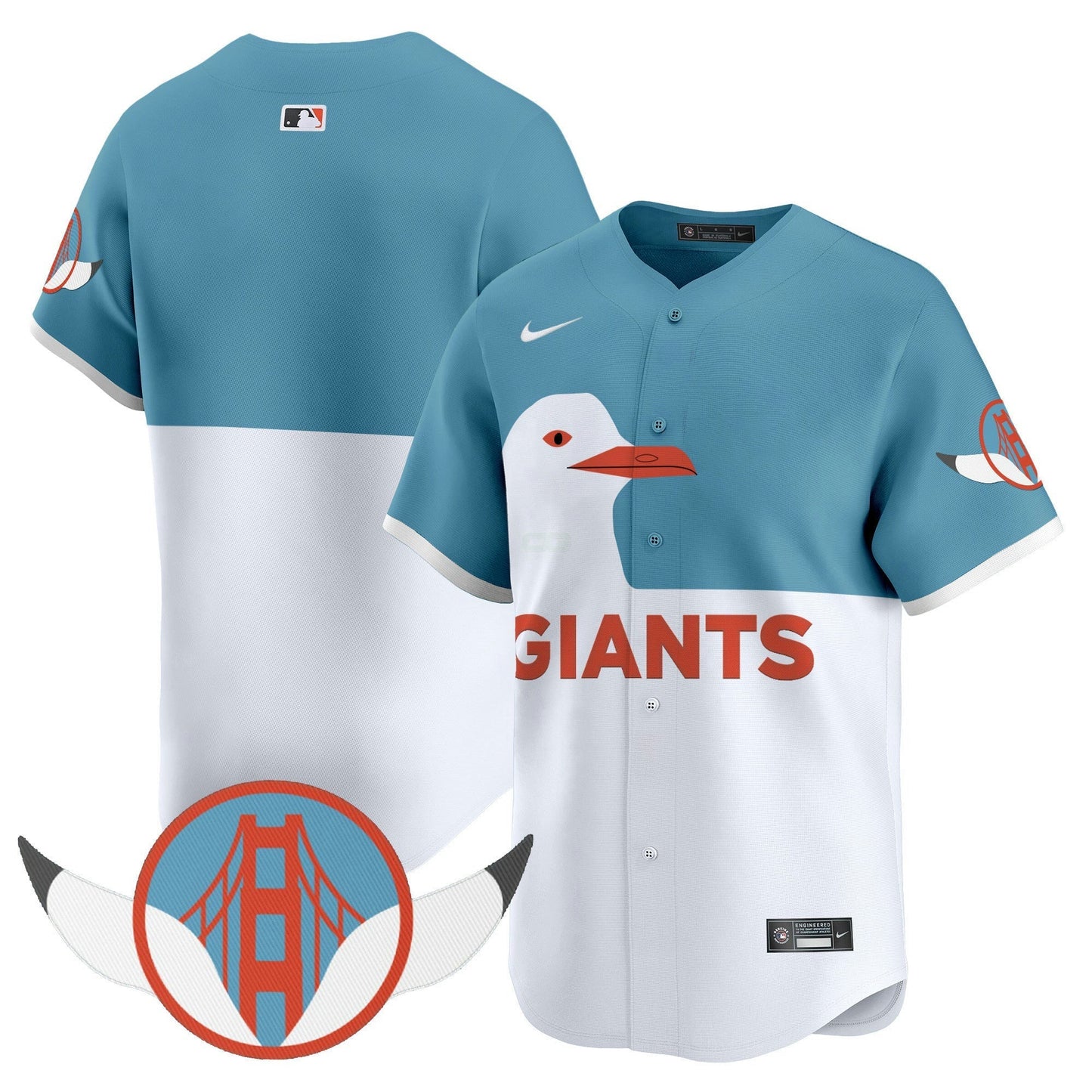Camisa MLB San Francisco Seagull 2025 Vapor Premier Limited Jersey – Stitched