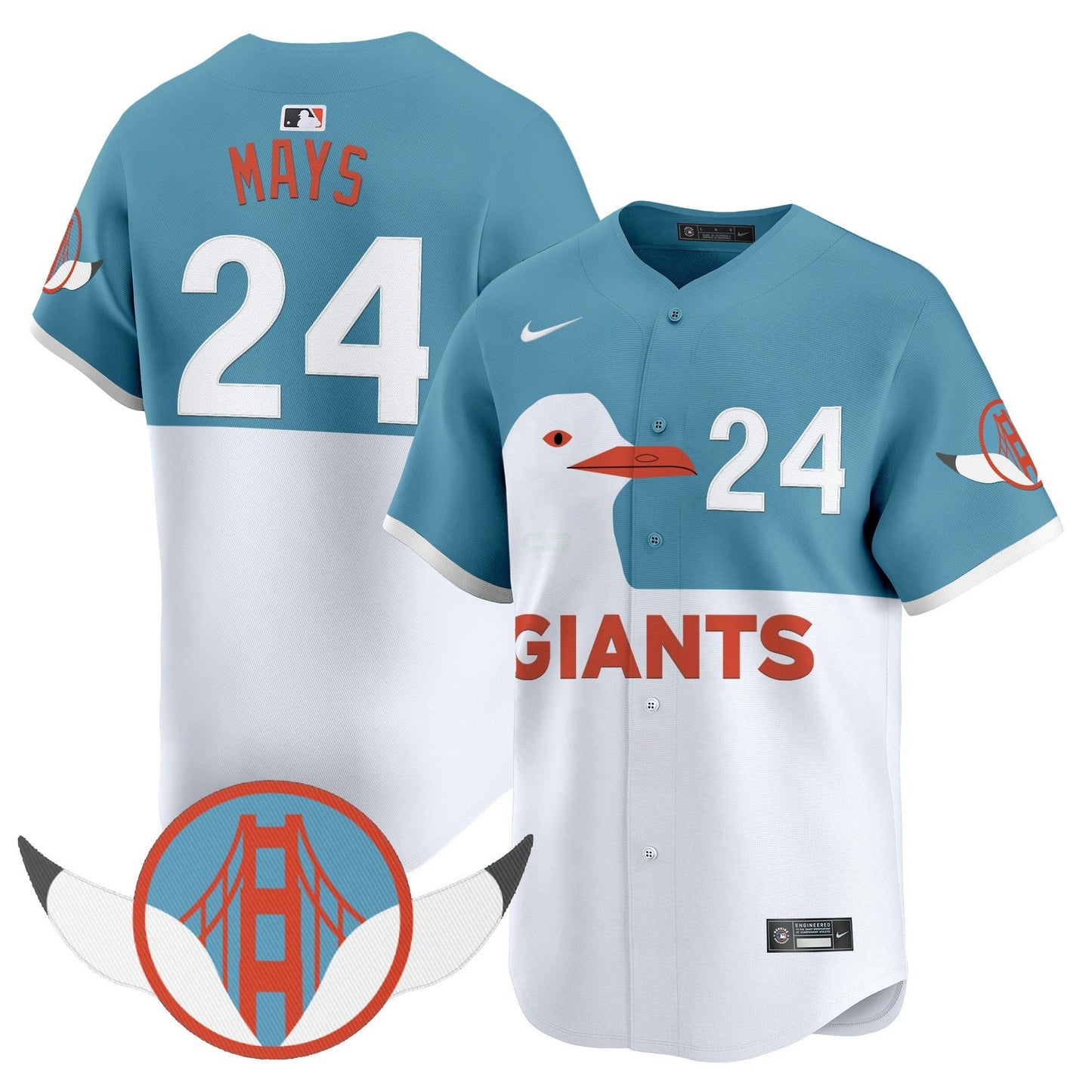 Camisa MLB San Francisco Seagull 2025 Vapor Premier Limited Jersey – Stitched
