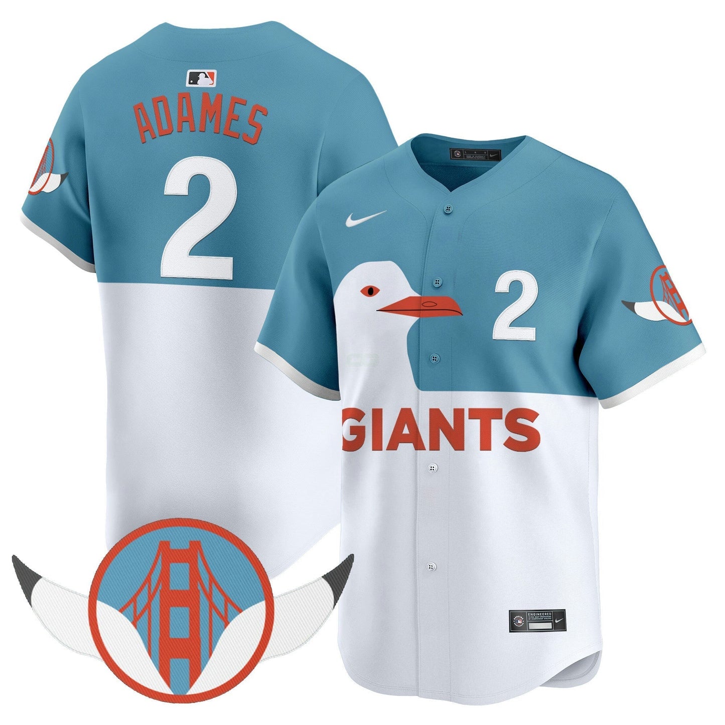 Camisa MLB San Francisco Seagull 2025 Vapor Premier Limited Jersey – Stitched