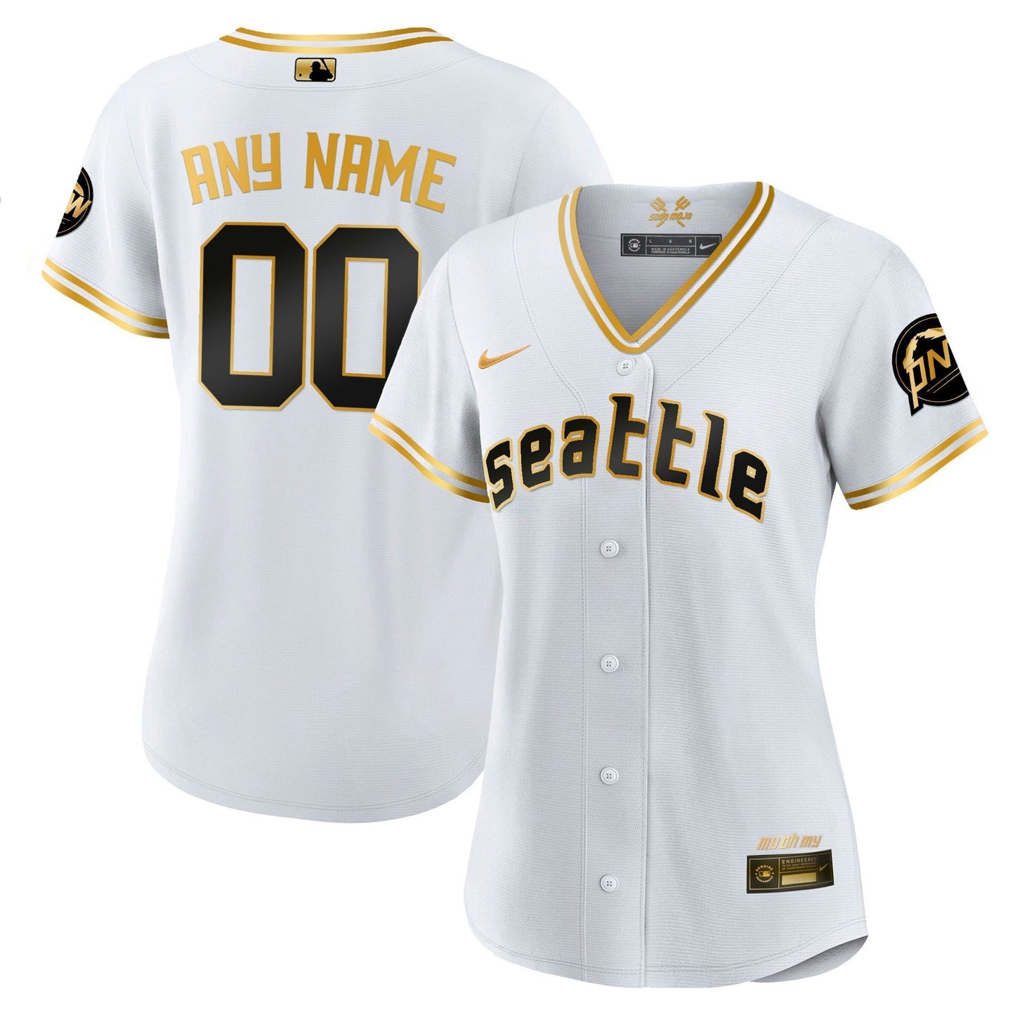 Camisa MLB Seattle 2023 City Connect Dourada Jersey