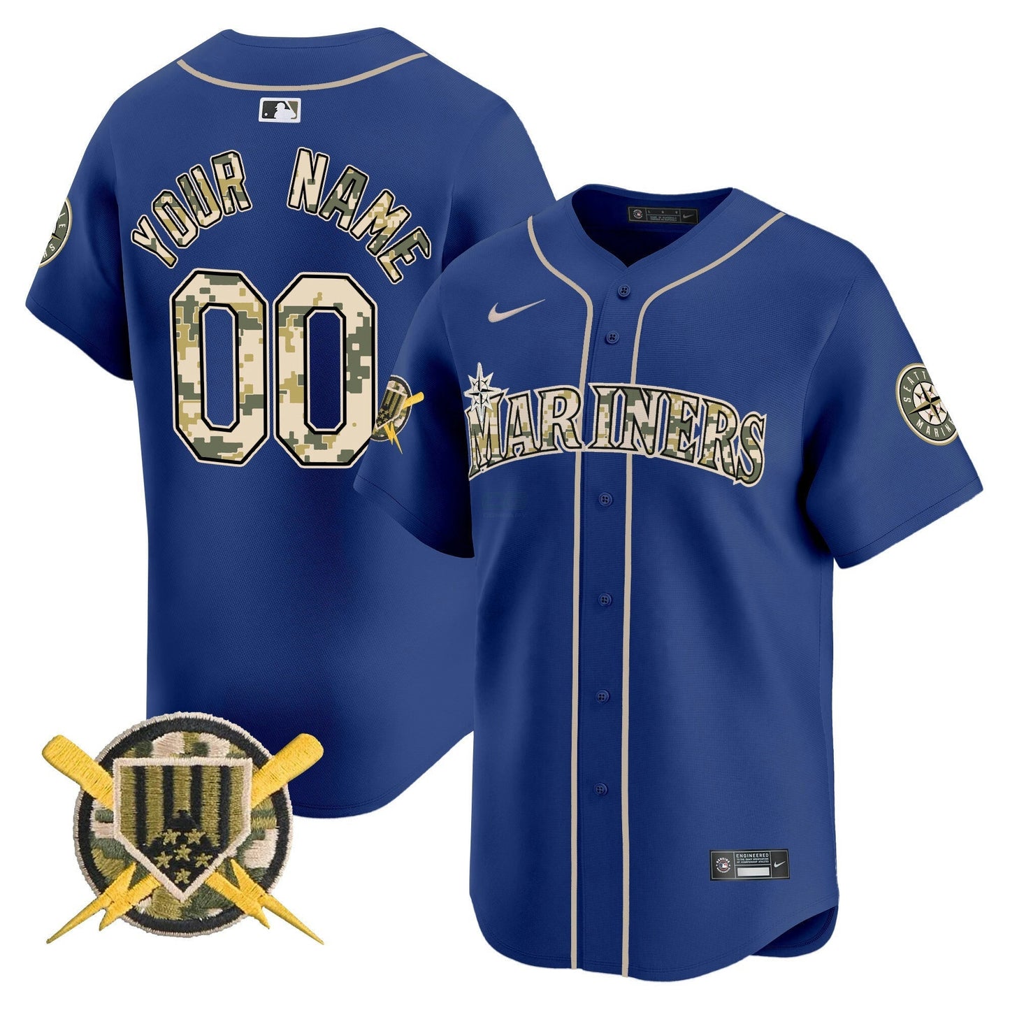 Camisa MLB Seattle Armed Forces Day Vapor Premier Limited Jersey