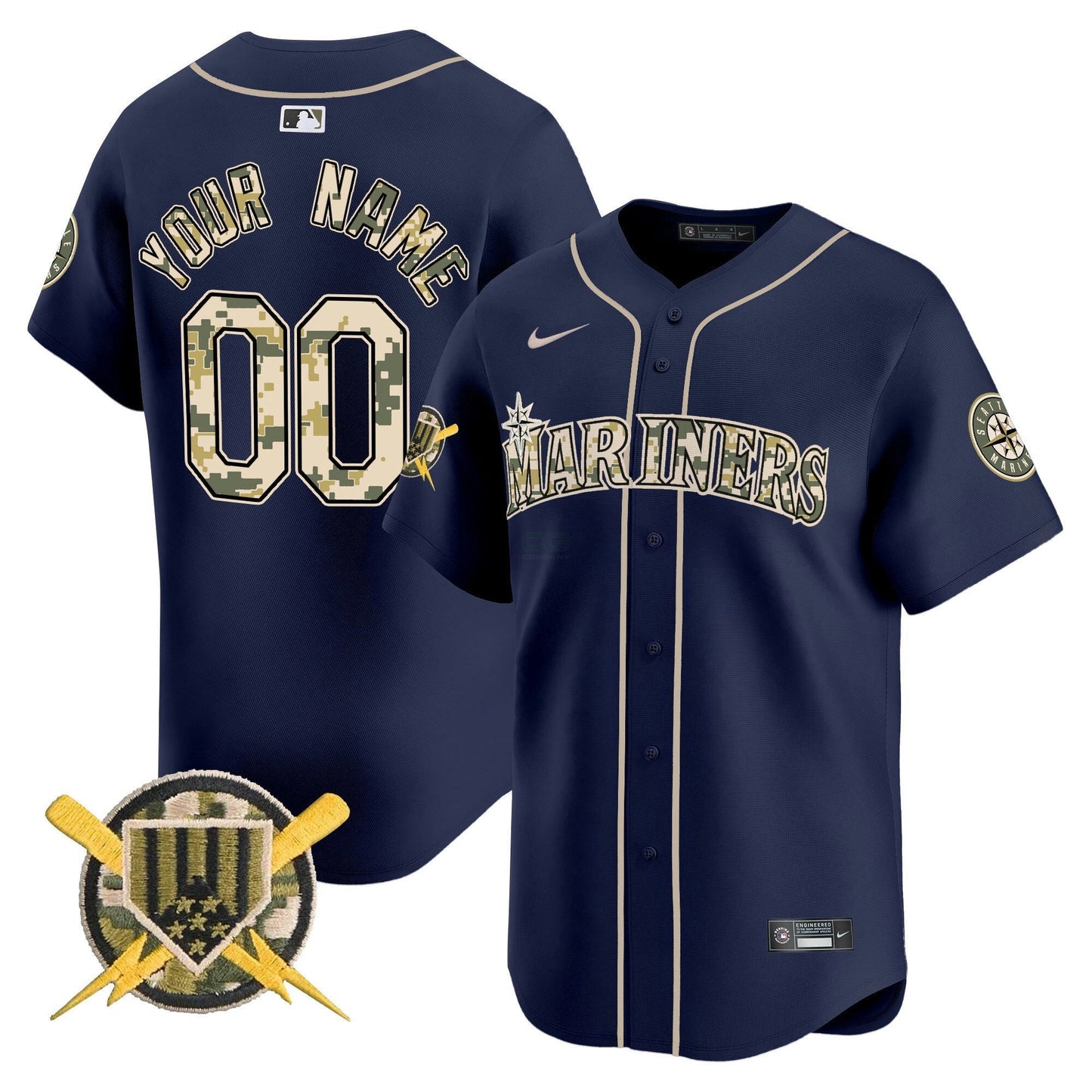 Camisa MLB Seattle Armed Forces Day Vapor Premier Limited Jersey