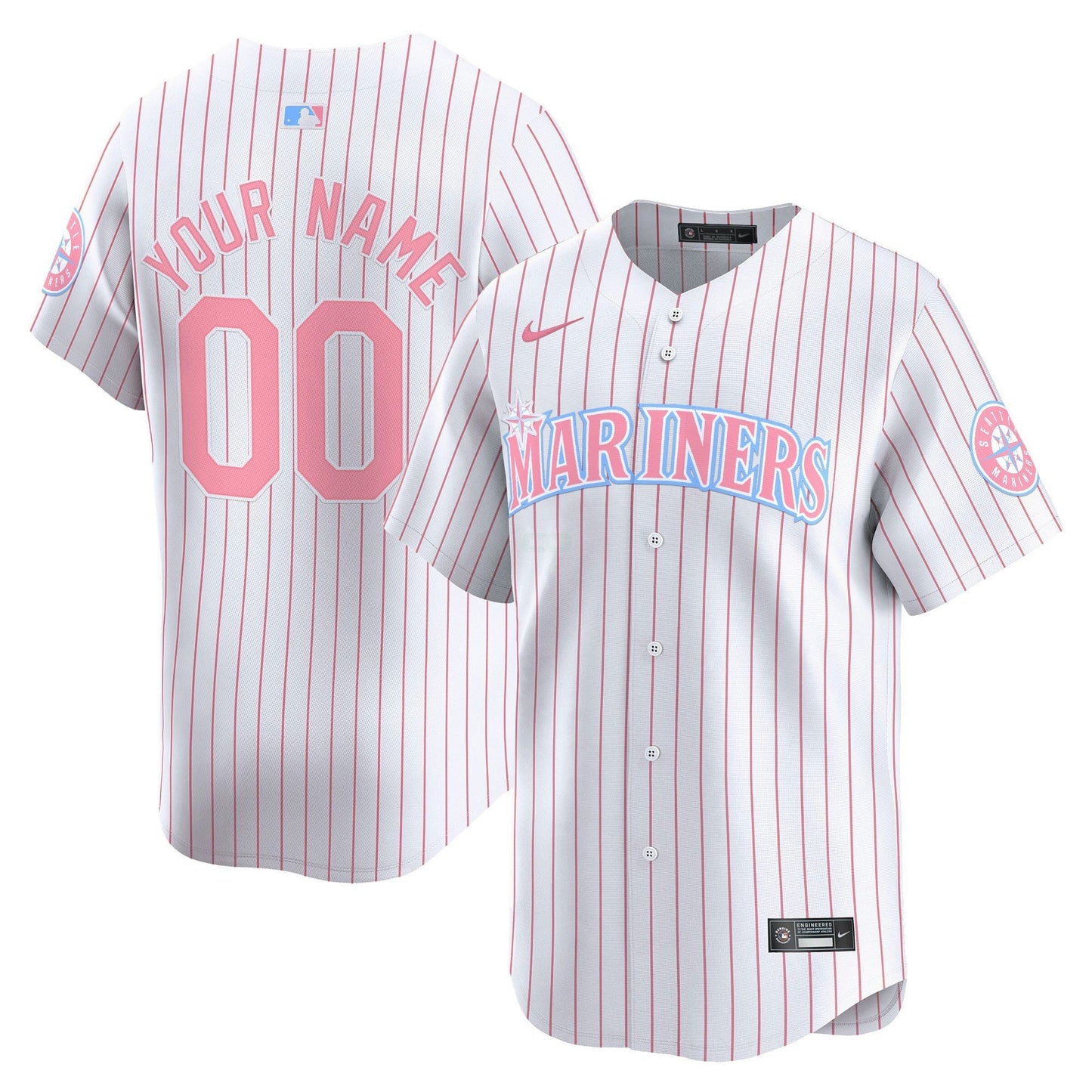 Camisa MLB Seattle Bubblegum Pink Vapor Premier Limited Jersey