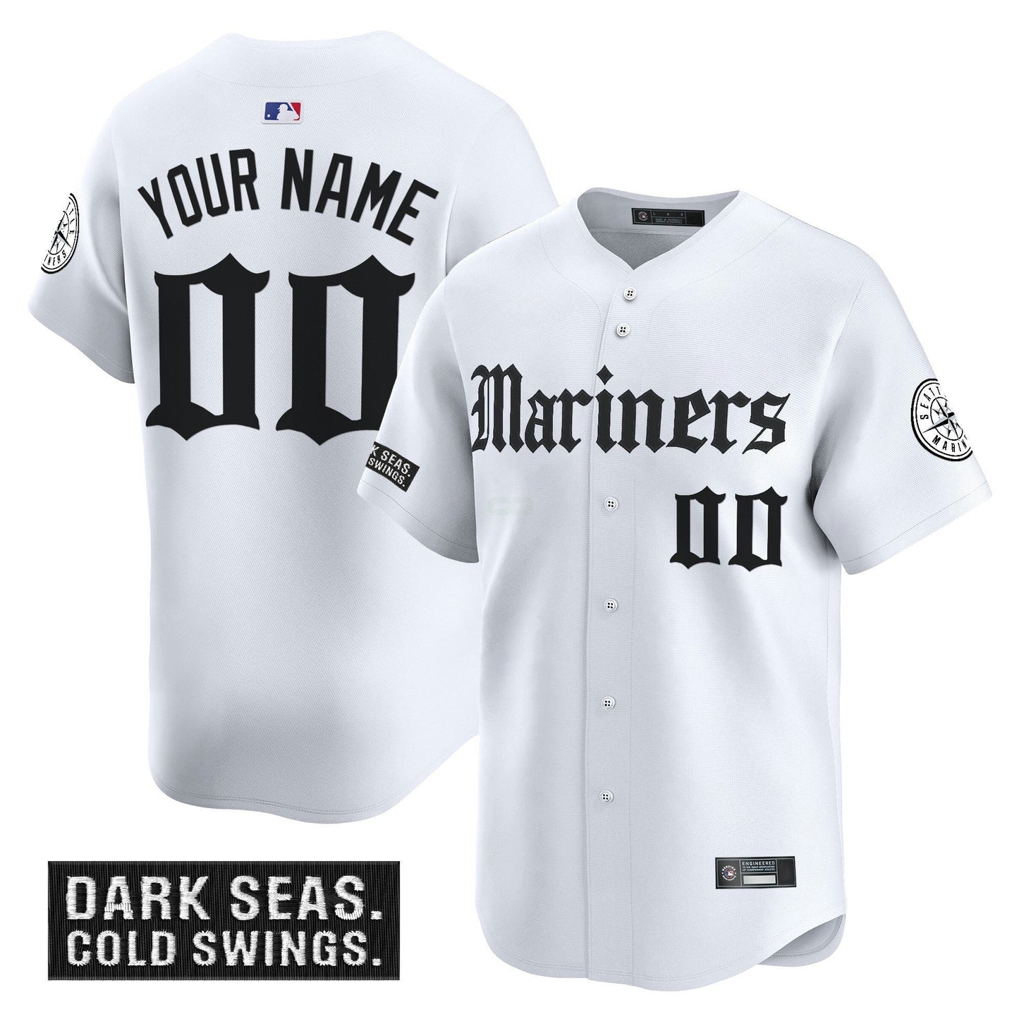 Camisa MLB Seattle ‘Deep Sea Gothic Edition’ Vapor Premier Limited Jersey V2