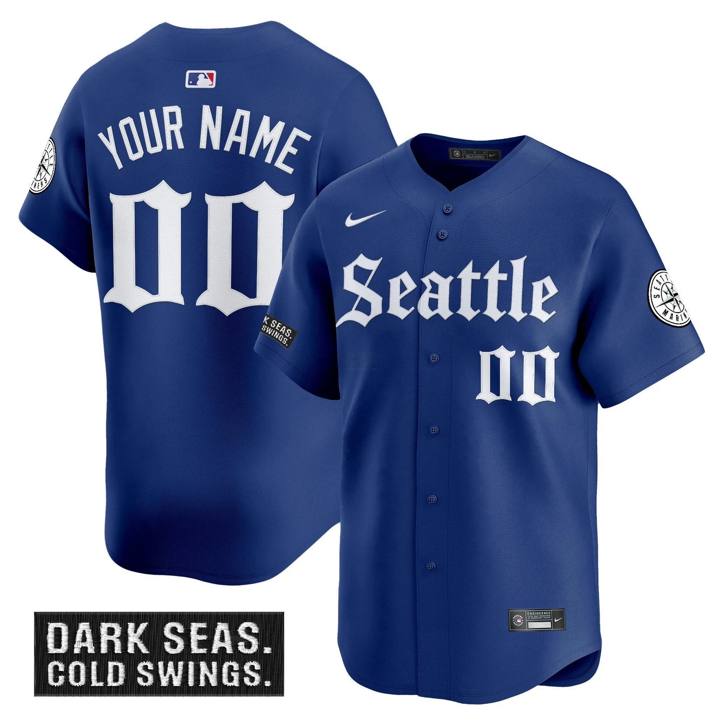 Camisa MLB Seattle ‘Deep Sea Gothic Edition’ Vapor Premier Limited Jersey