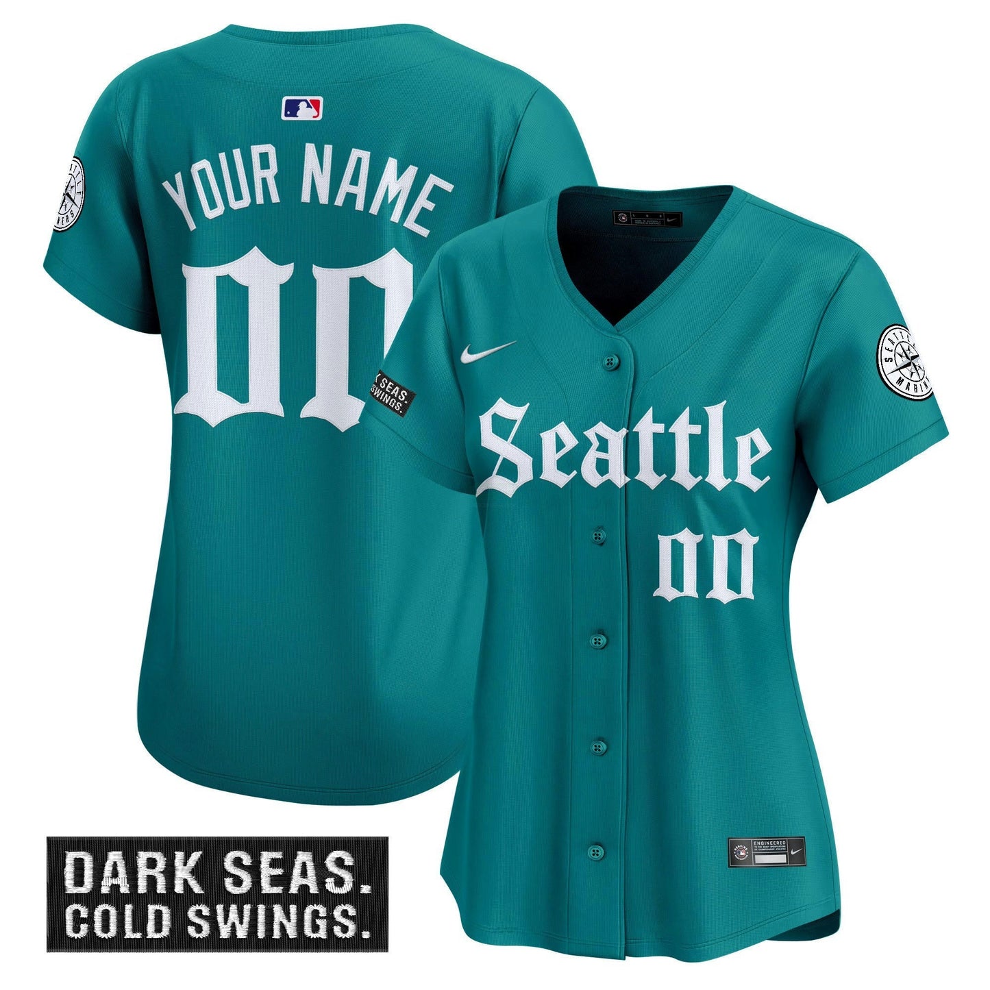 Camisa MLB Seattle ‘Deep Sea Gothic Edition’ Vapor Premier Limited Jersey