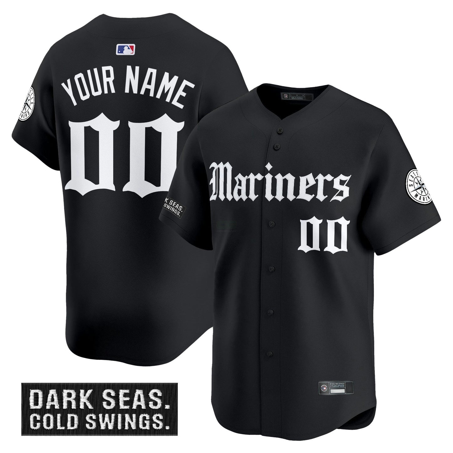 Camisa MLB Seattle ‘Deep Sea Gothic Edition’ Vapor Premier Limited Jersey V2