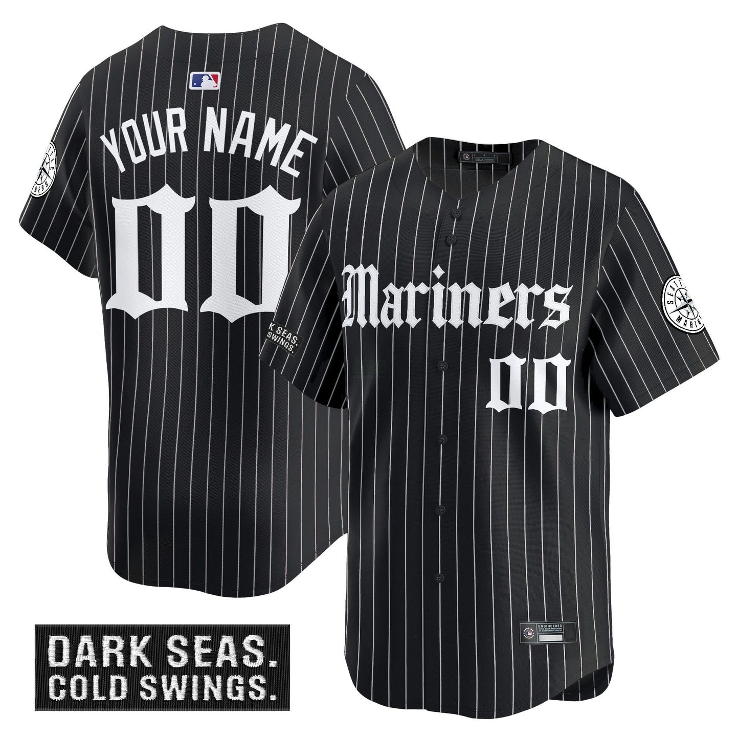 Camisa MLB Seattle ‘Deep Sea Gothic Edition’ Vapor Premier Limited Jersey V2