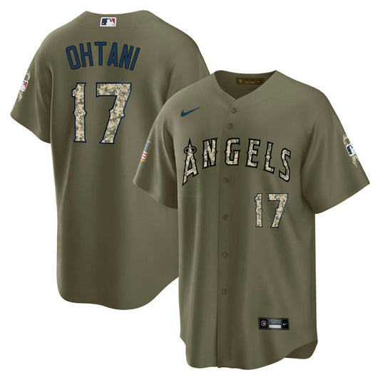 Camisa MLB Shohei Ohtani Los Angeles Salute To Service Jersey - Shohei Ohtani