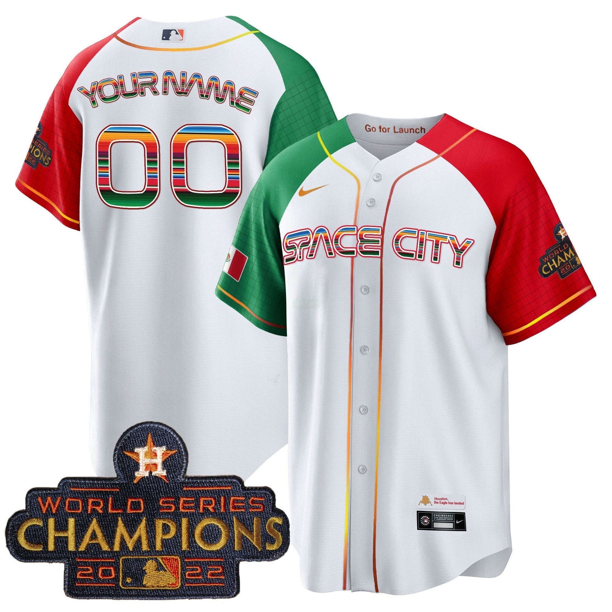 Camisa MLB Space City Mexico Cool Base Jersey