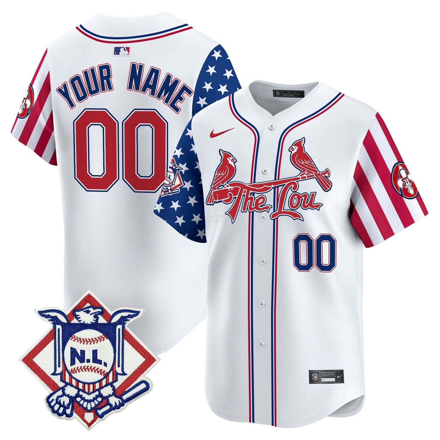 Camisa MLB St. Louis 2024 Fourth of July Vapor Premier Limited Jersey