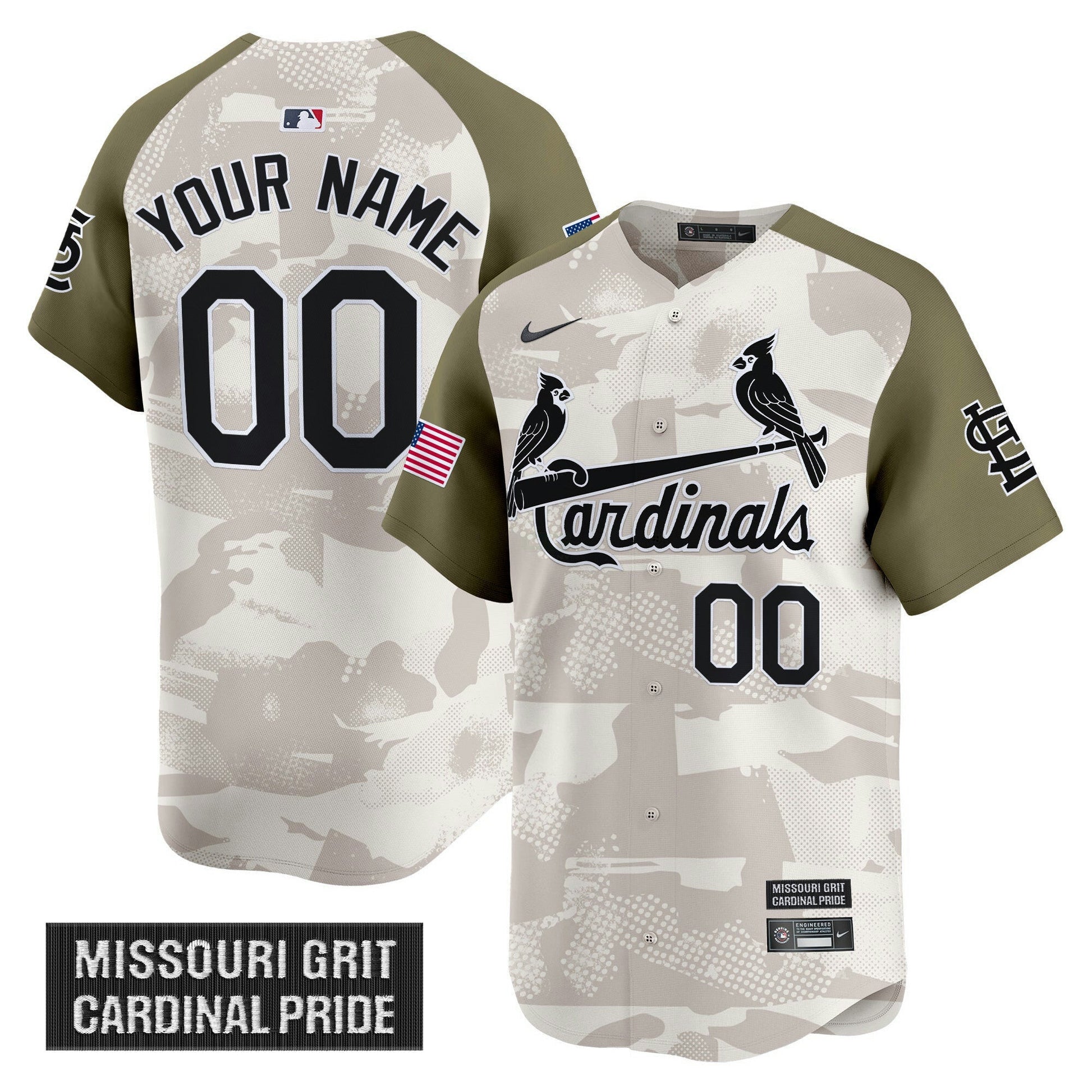Camisa MLB St. Louis 2025 Armed Forces Day Vapor Premier Limited Jersey