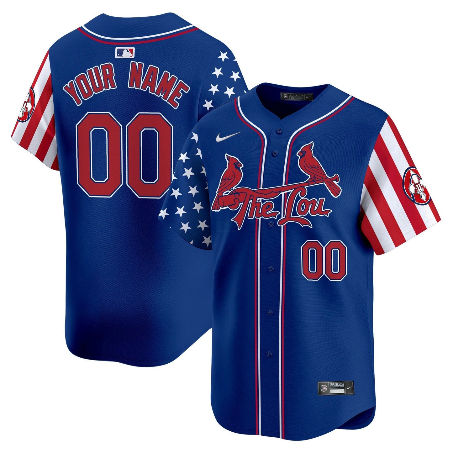 Camisa MLB St. Louis 2025 Independence Day Vapor Premier Limited Jersey