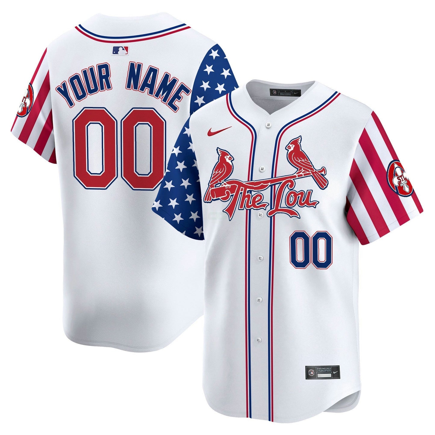 Camisa MLB St. Louis 2025 Independence Day Vapor Premier Limited Jersey