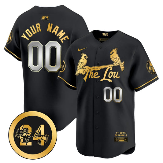 Camisa MLB St. Louis City Connect Whitey Herzog Patch Vapor Premier Limited Jersey