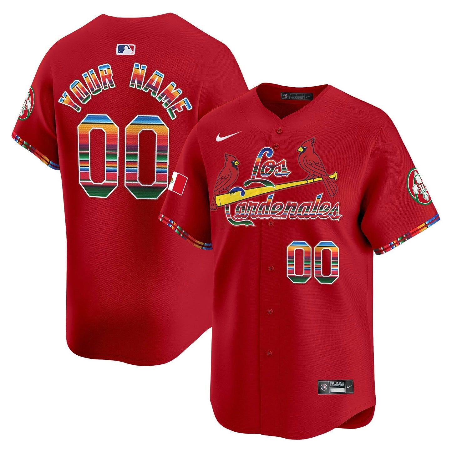 Camisa MLB St. Louis Fiesta Cardenales Vapor Premier Limited Jersey
