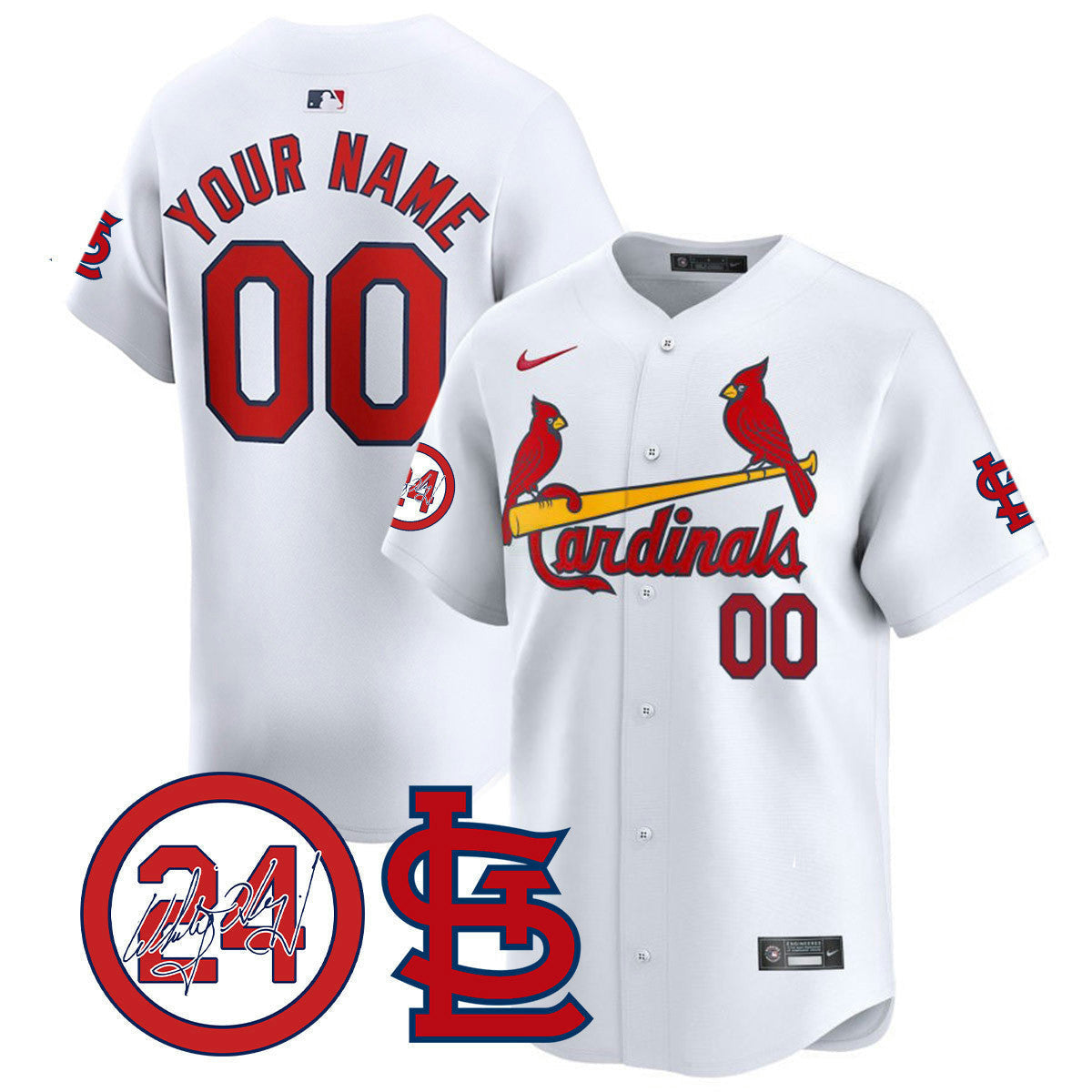 Camisa MLB St. Louis Memorial Vapor Premier Limited Jersey