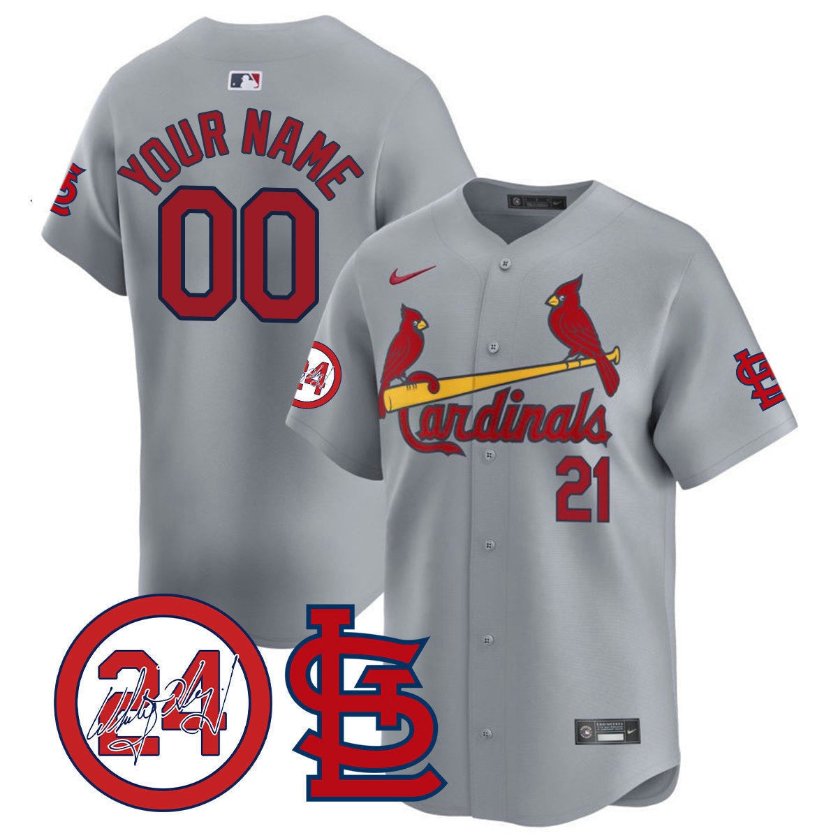 Camisa MLB St. Louis Memorial Vapor Premier Limited Jersey