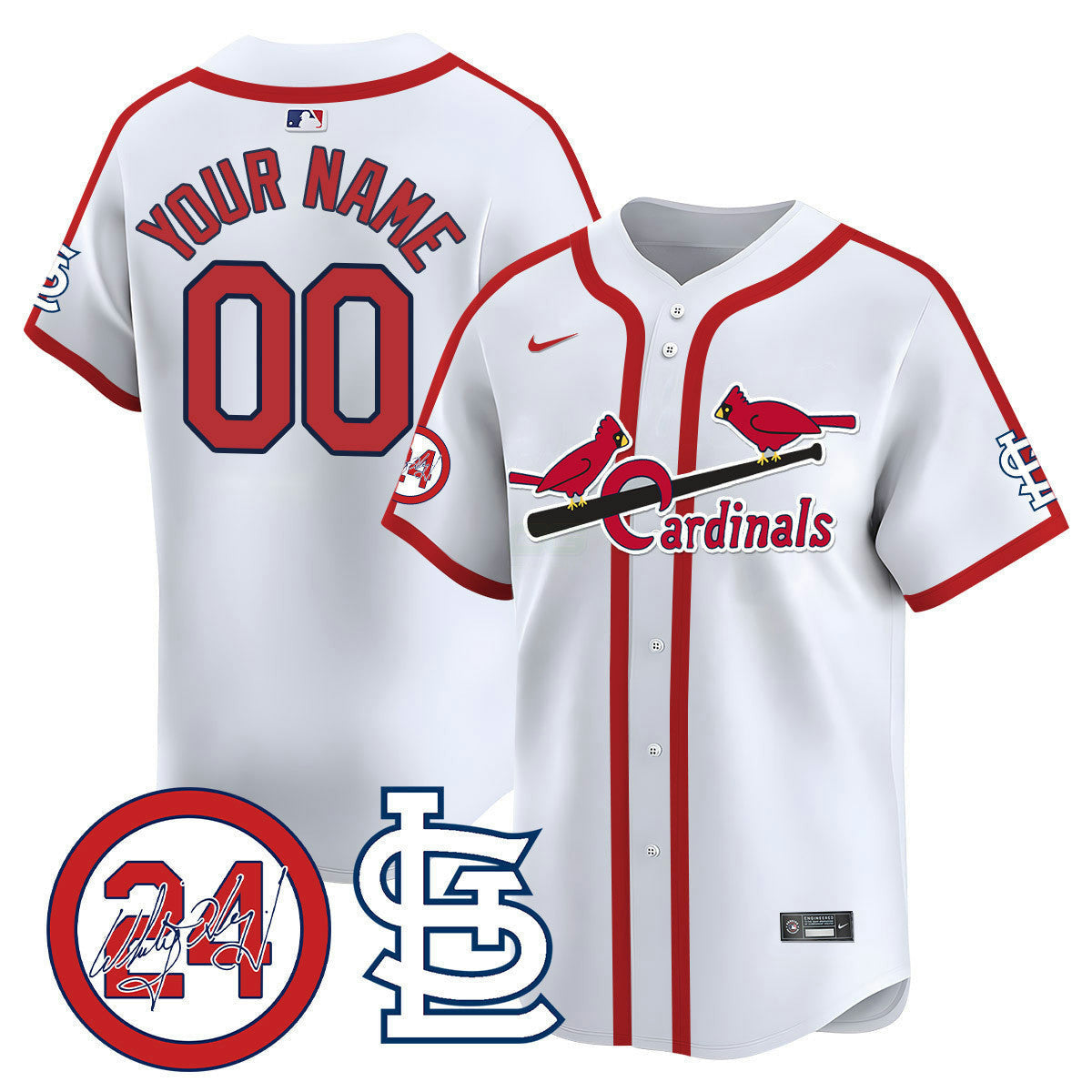 Camisa MLB St. Louis Memorial Vapor Premier Limited Jersey