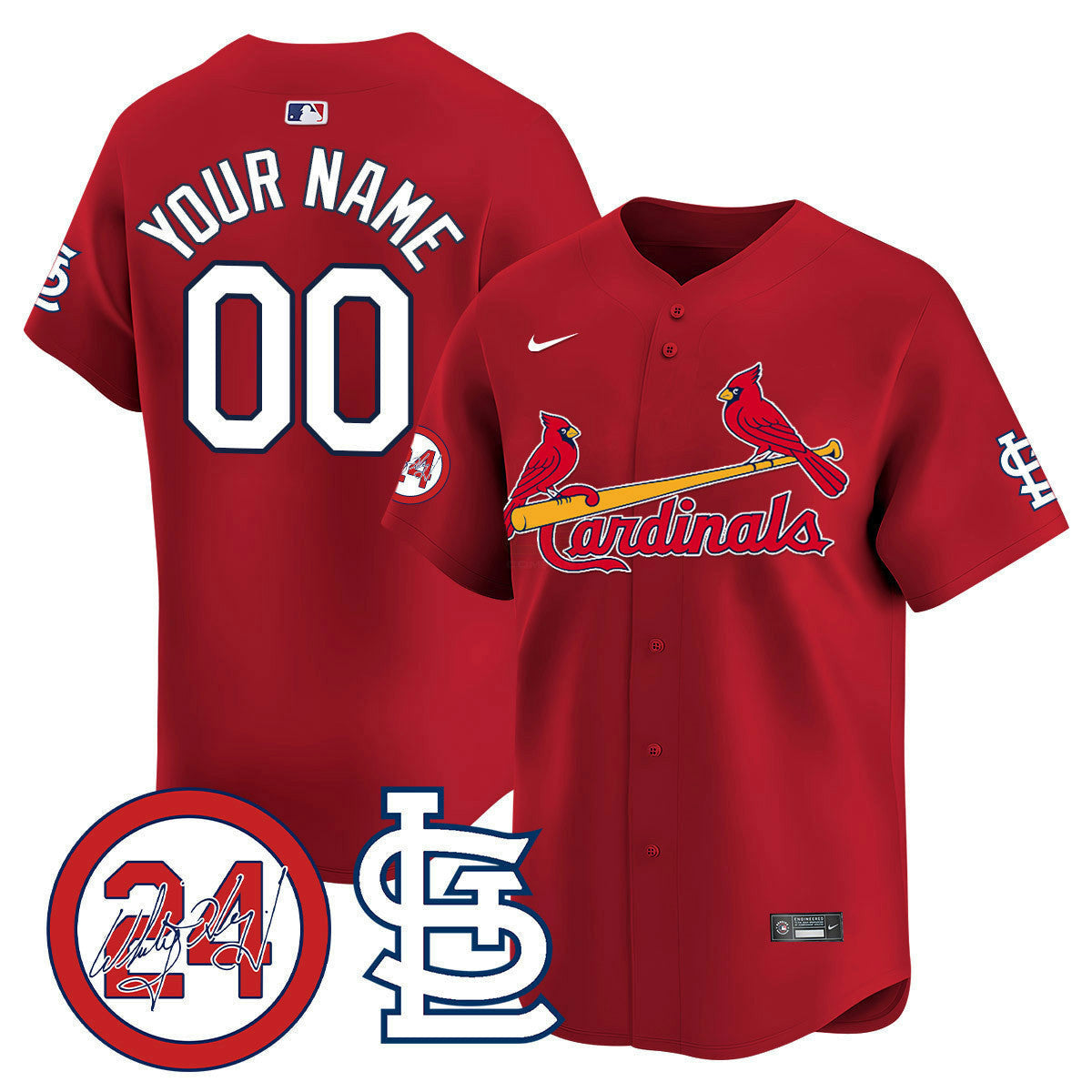 Camisa MLB St. Louis Memorial Vapor Premier Limited Jersey