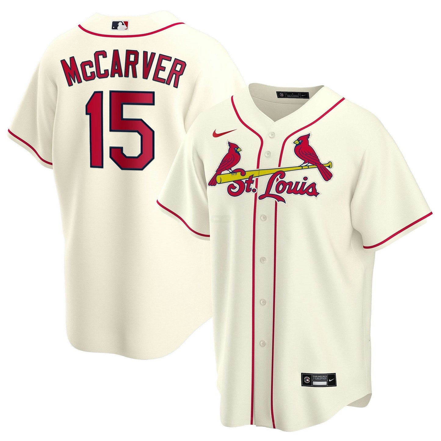Camisa MLB St. Louis Tim McCarver Cool Base Jersey