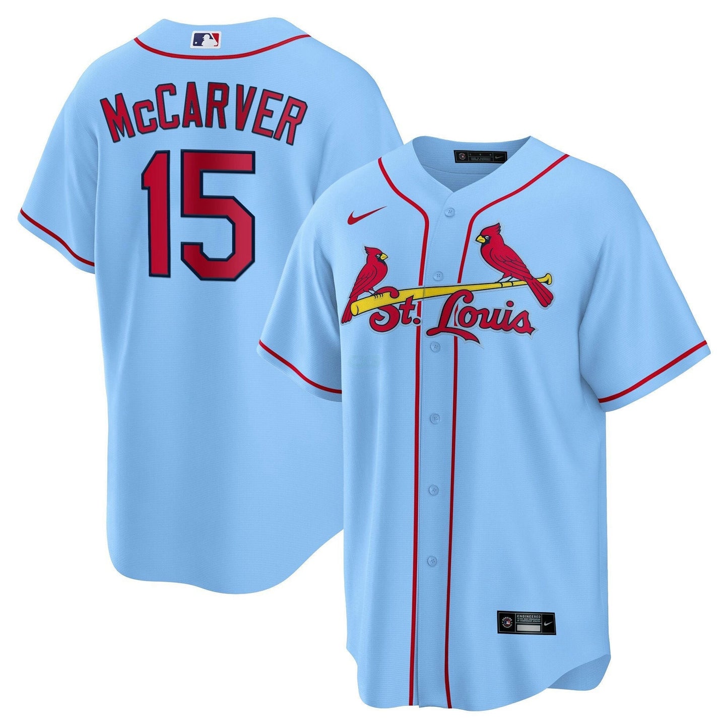 Camisa MLB St. Louis Tim McCarver Cool Base Jersey