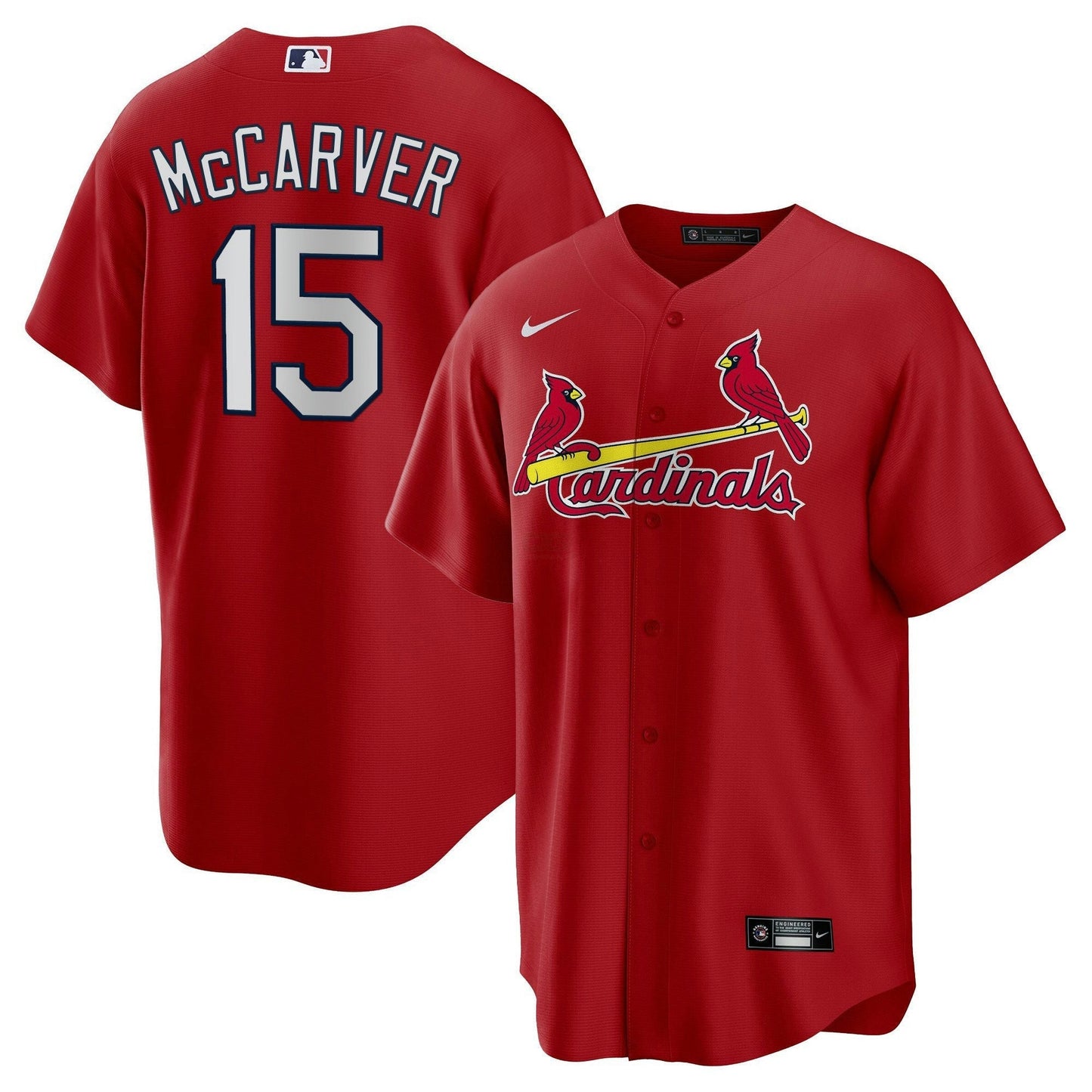 Camisa MLB St. Louis Tim McCarver Cool Base Jersey