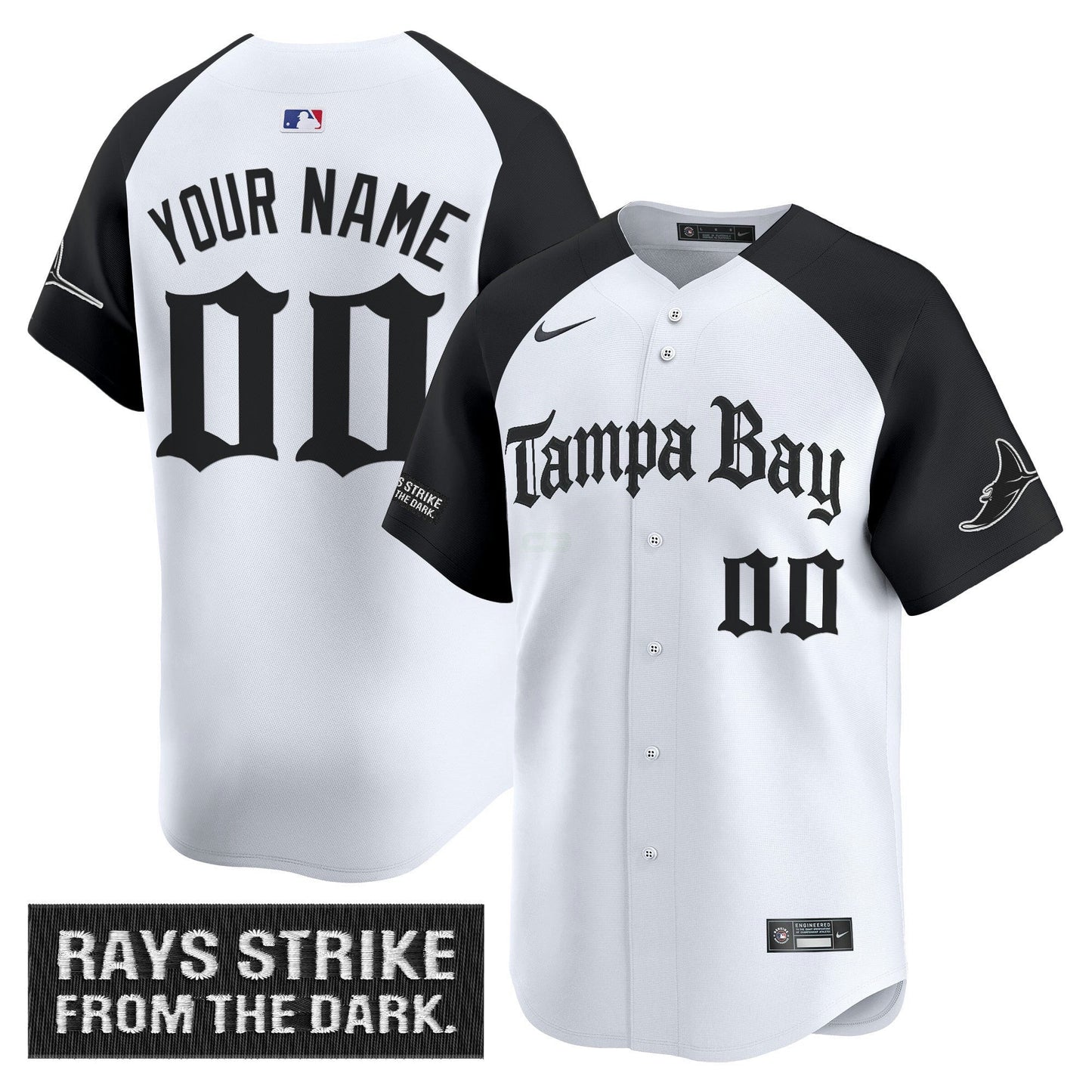 Camisa MLB Tampa Bay ‘Gothic Deepwater Edition’ Vapor Premier Limited Jersey