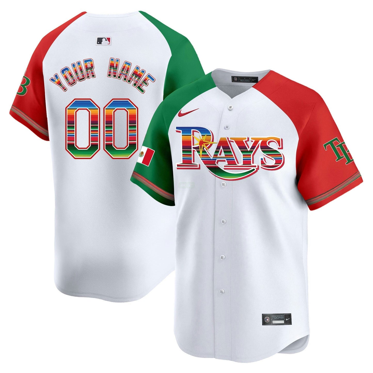 Camisa MLB Tampa Bay Mexico Vapor Premier Limited Jersey