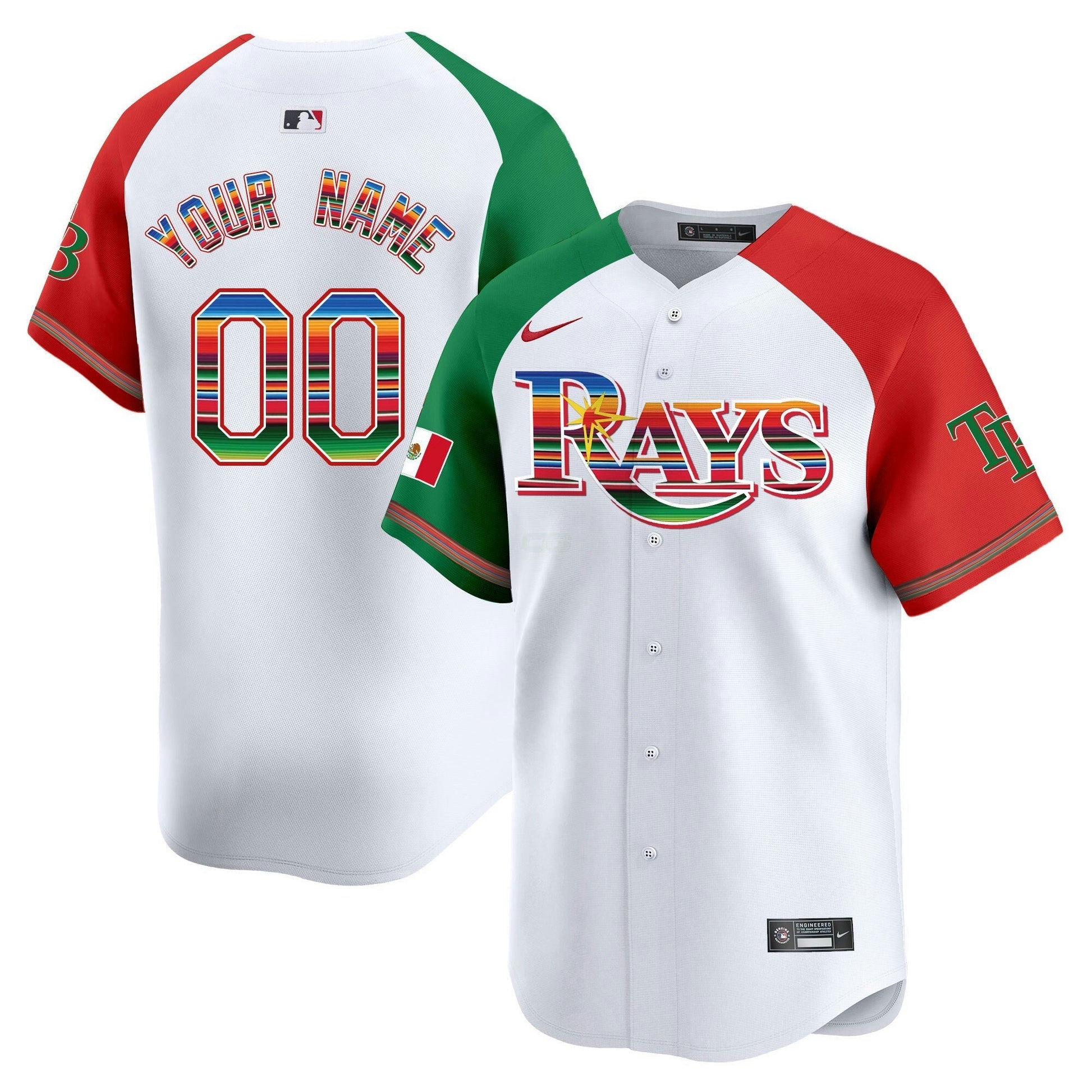 Camisa MLB Tampa Bay Mexico Vapor Premier Limited Jersey