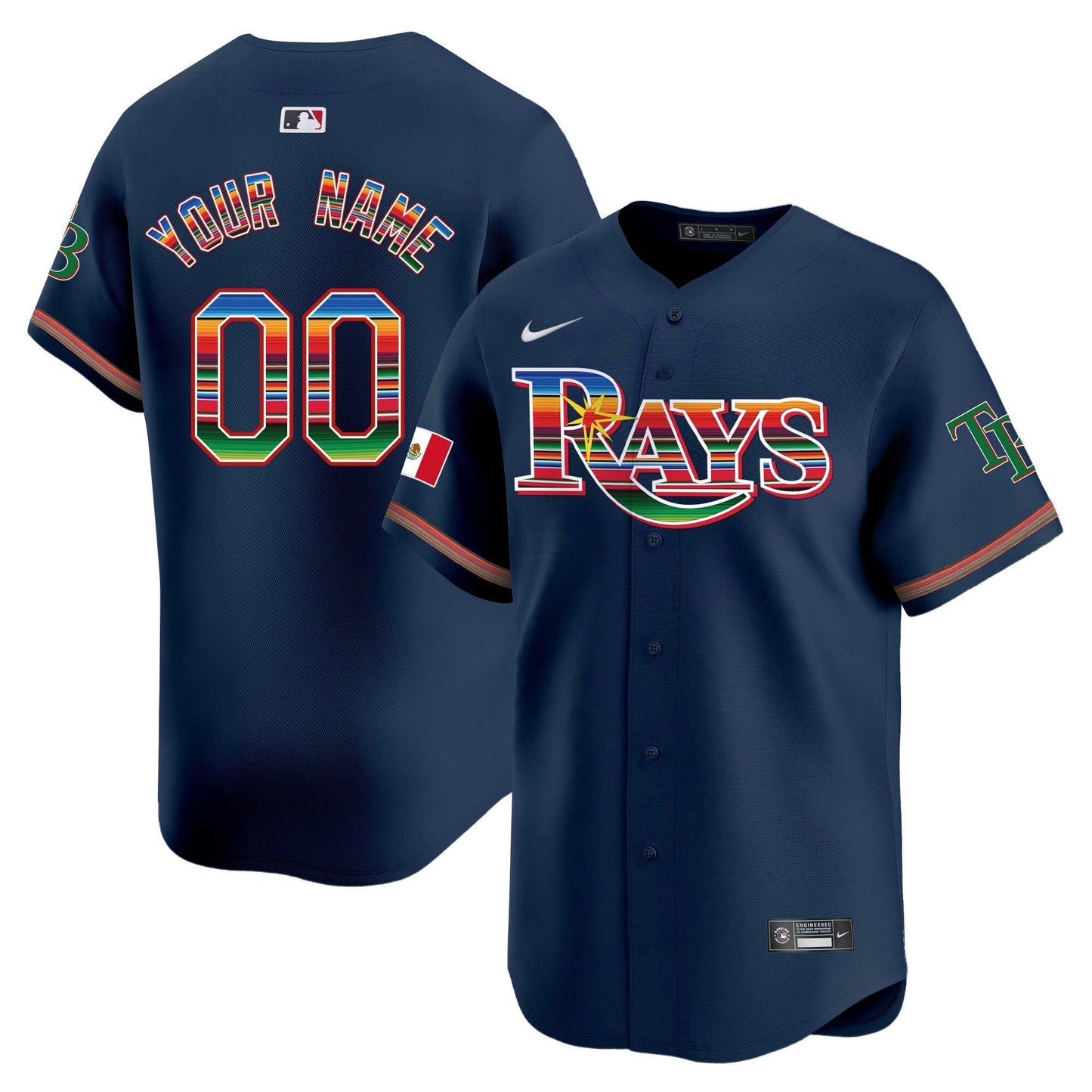 Camisa MLB Tampa Bay Mexico Vapor Premier Limited Jersey
