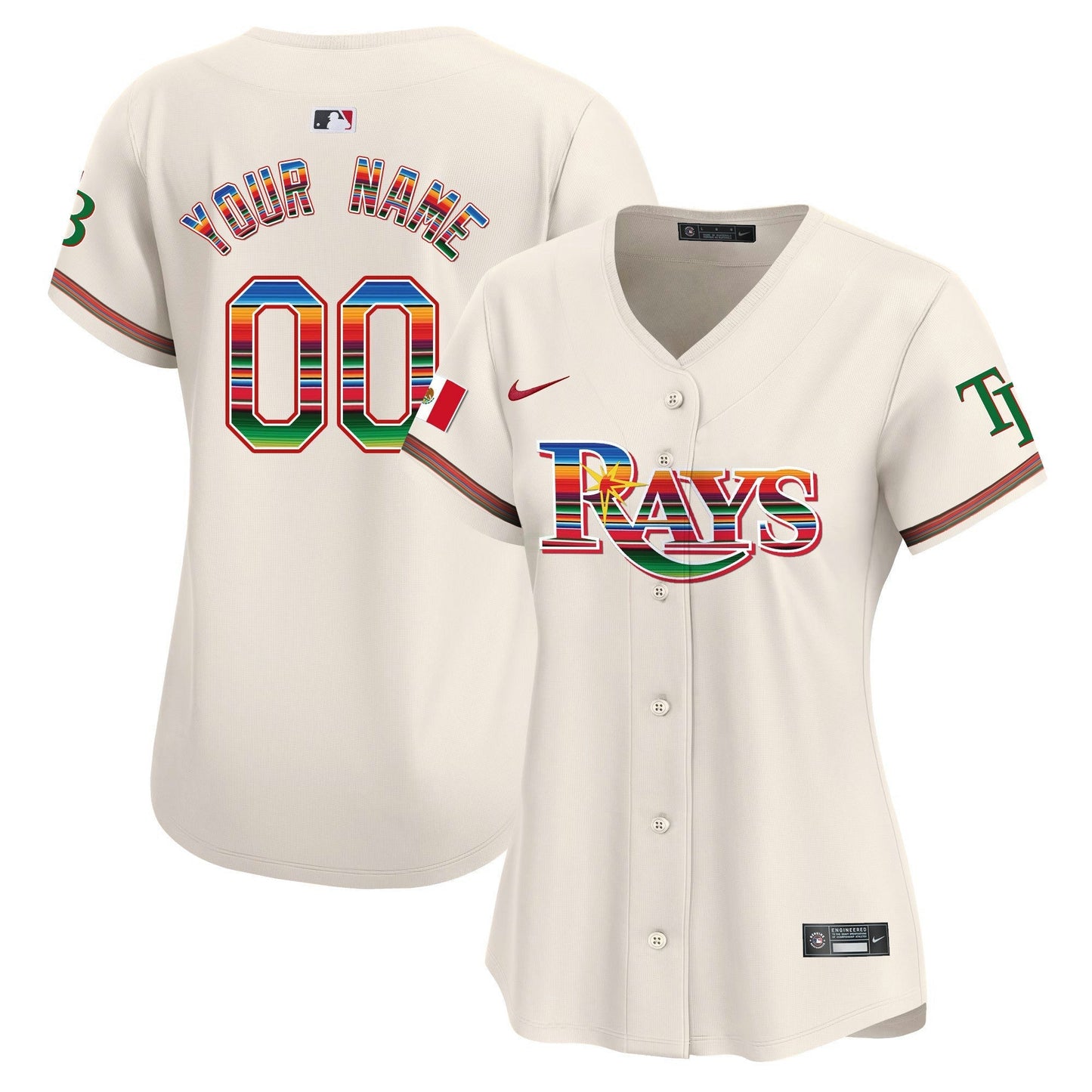 Camisa MLB Tampa Bay Mexico Vapor Premier Limited Jersey