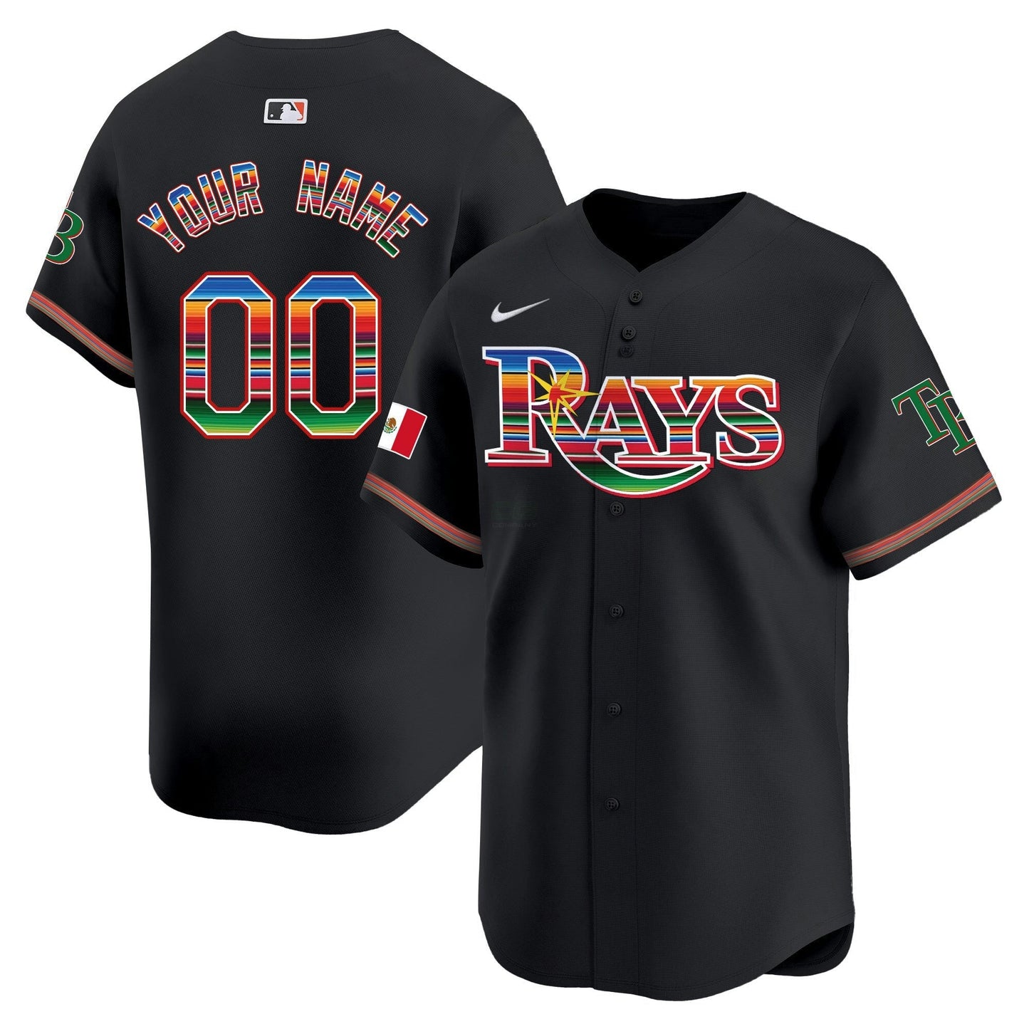 Camisa MLB Tampa Bay Mexico Vapor Premier Limited Jersey