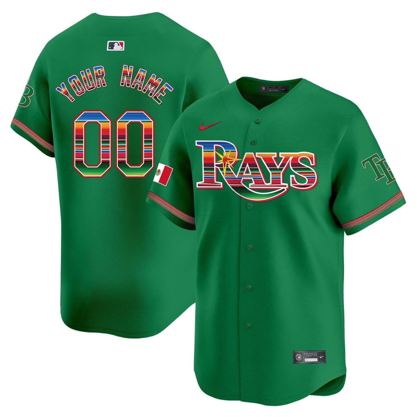 Camisa MLB Tampa Bay Mexico Vapor Premier Limited Jersey