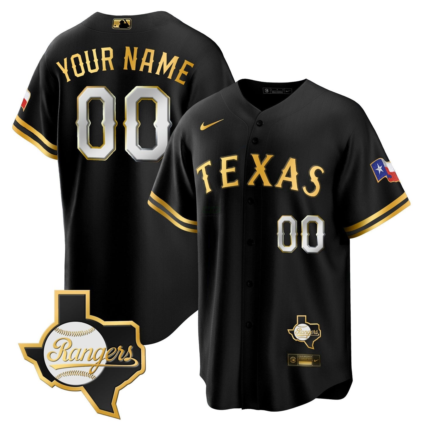 Camisa MLB Texas 2023 Cool Base Jersey – Texas Patch