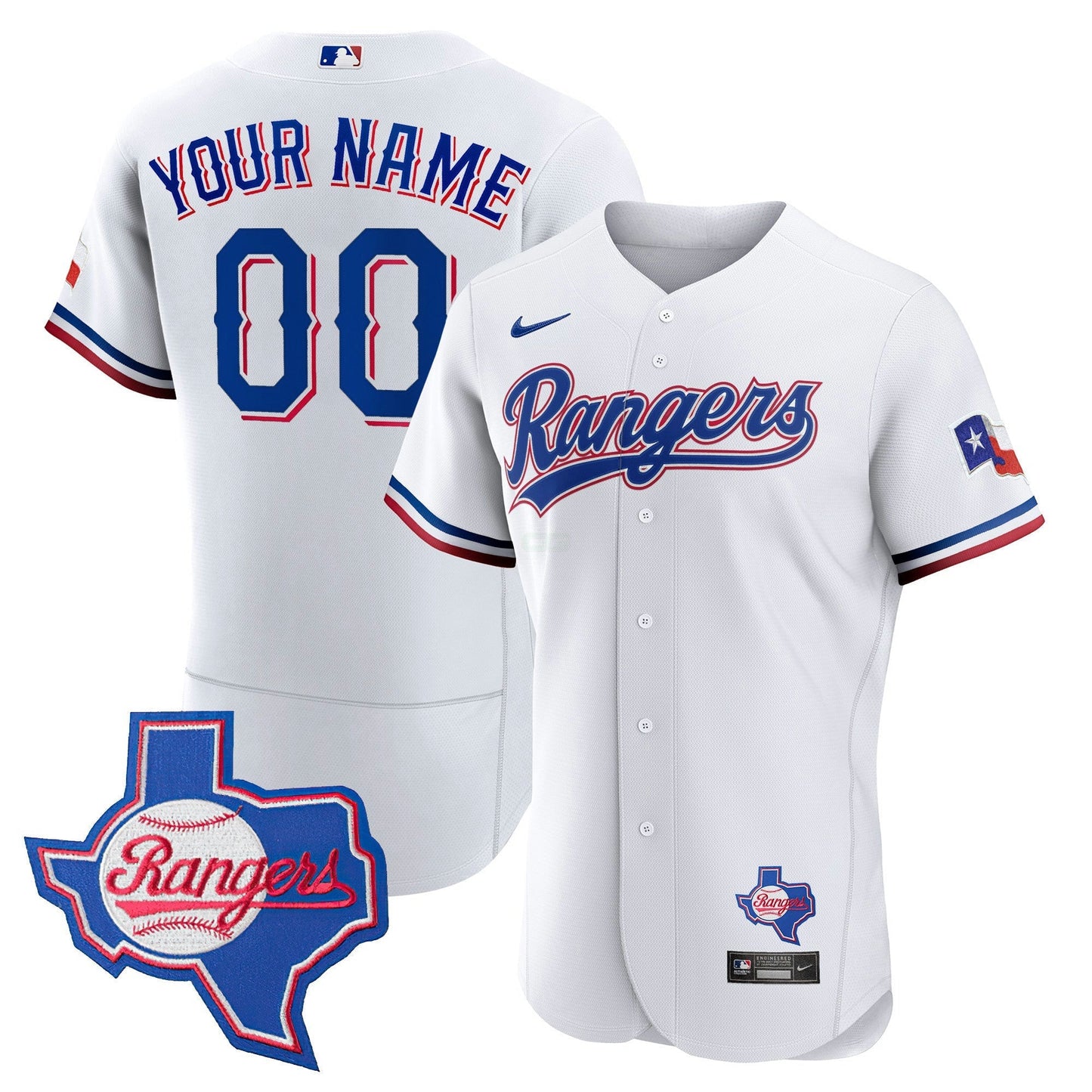 Camisa MLB Texas 2023 Flex Base Jersey – Texas Patch