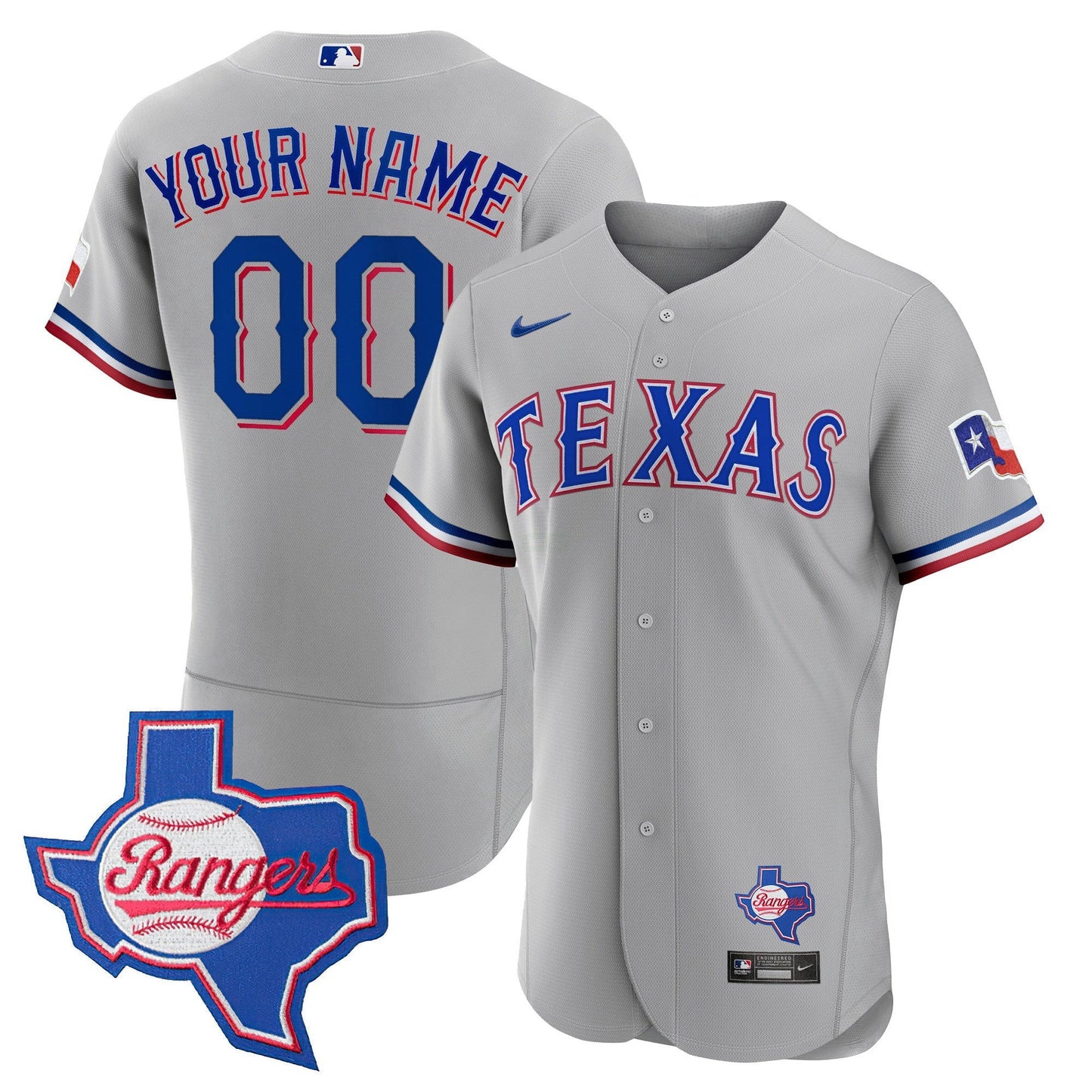 Camisa MLB Texas 2023 Flex Base Jersey – Texas Patch