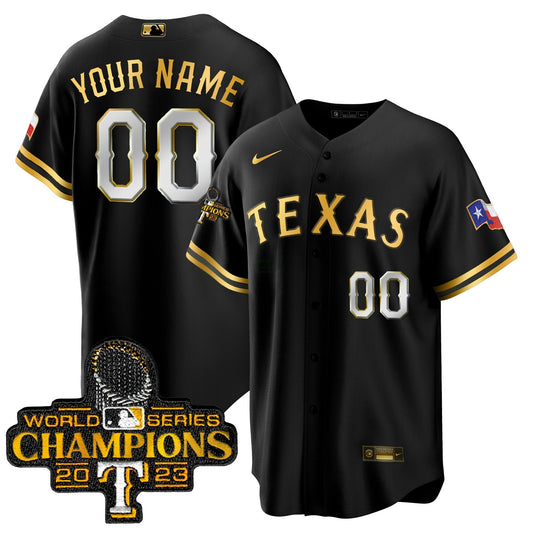 Camisa MLB Texas 2023 World Series Champions Cool Base Jersey