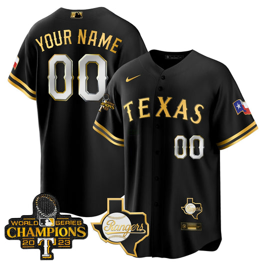 Camisa MLB Texas 2023 World Series Champions Cool Base Jersey V2