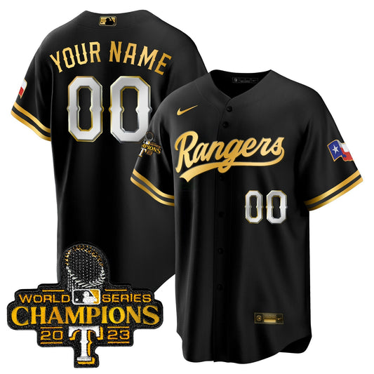 Camisa MLB Texas 2023 World Series Champions Cool Base Jersey V3