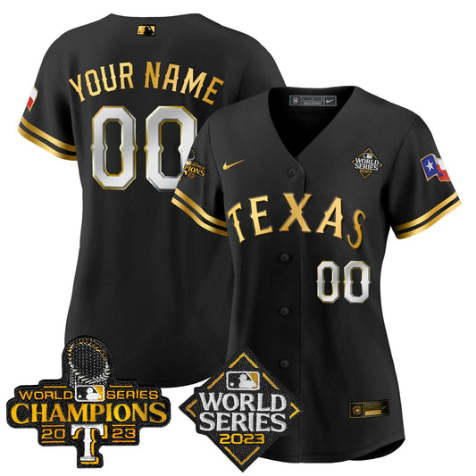 Camisa MLB Texas 2023 World Series Champions Cool Base Jersey V4