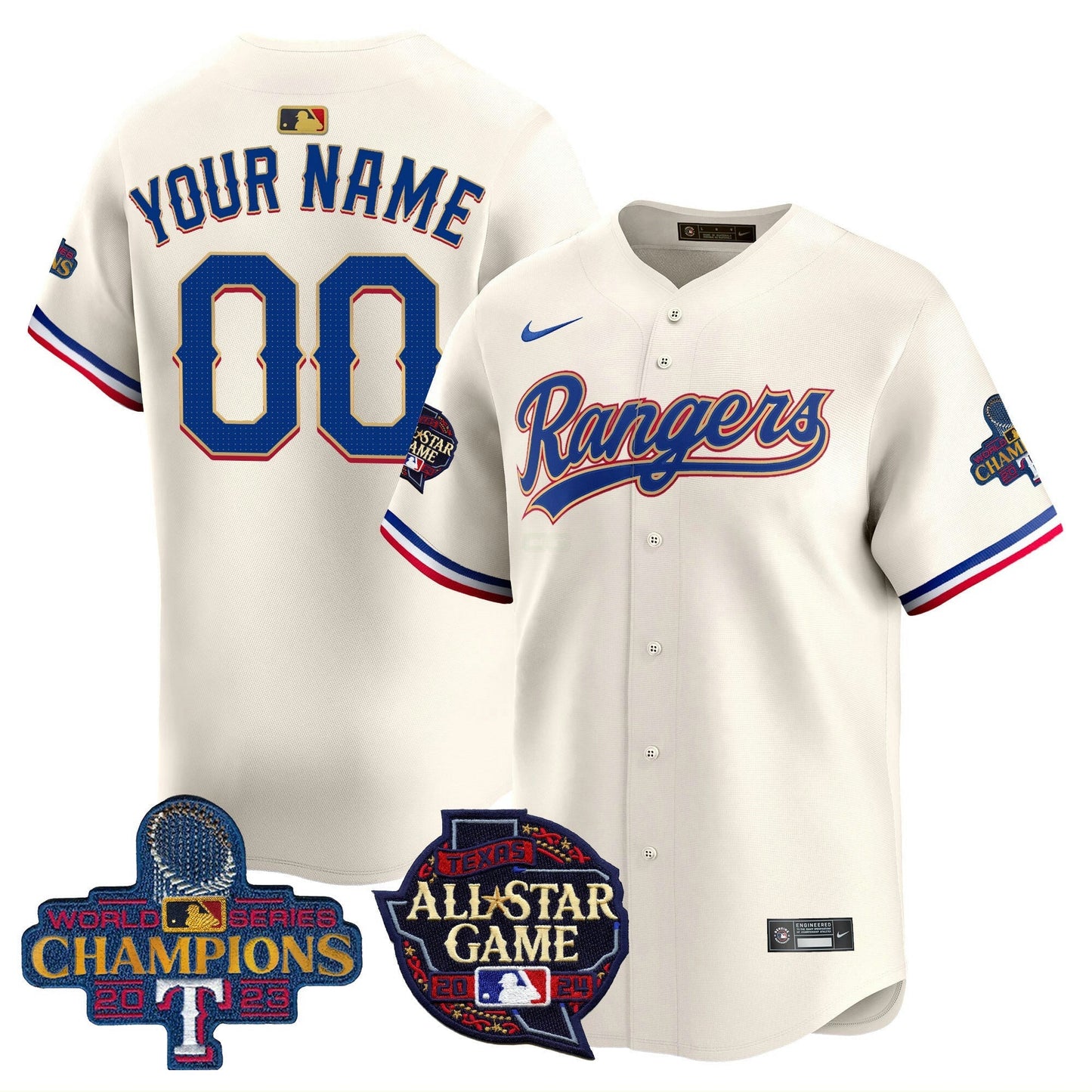 Camisa MLB Texas 2024 All Star Game Patch Vapor Premier Limited Jersey