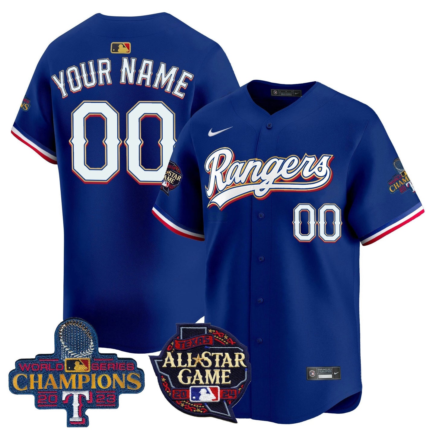 Camisa MLB Texas 2024 All Star Game Patch Vapor Premier Limited Jersey